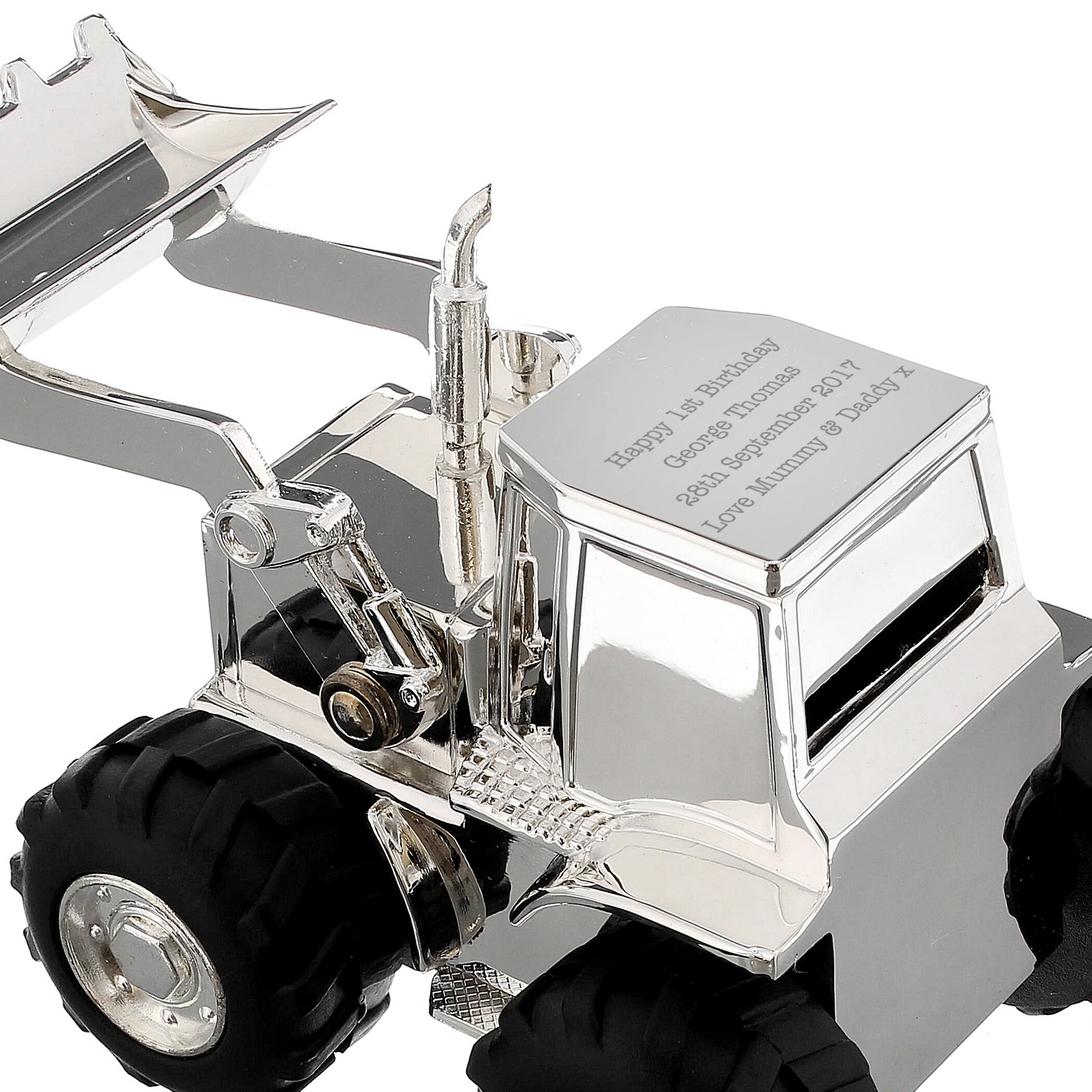 Personalised Digger Money Box - Image 8