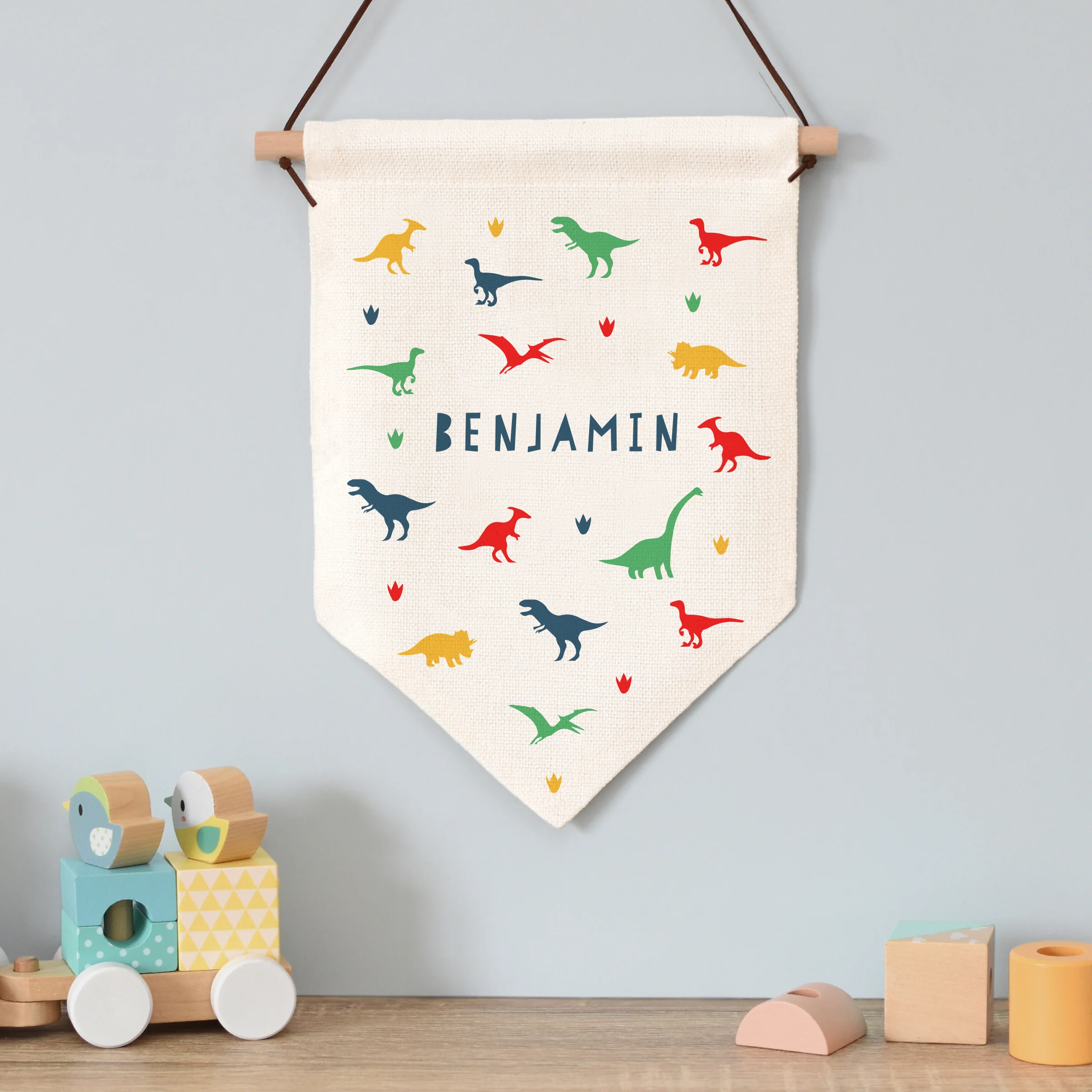 Personalised Dinosaur Hanging Banner - Image 3