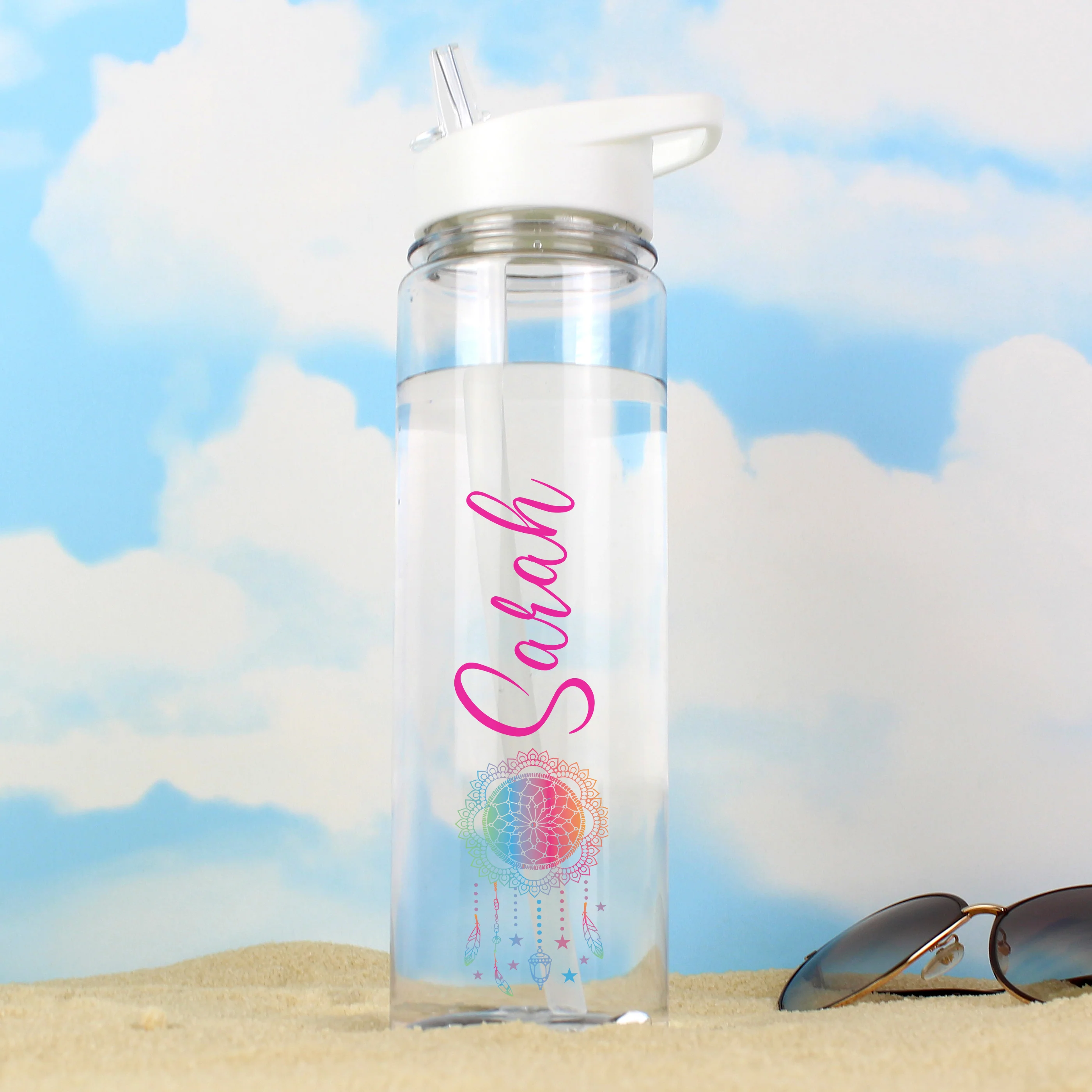 Personalised Dream Catcher Name Only Water Bottle - Image 3