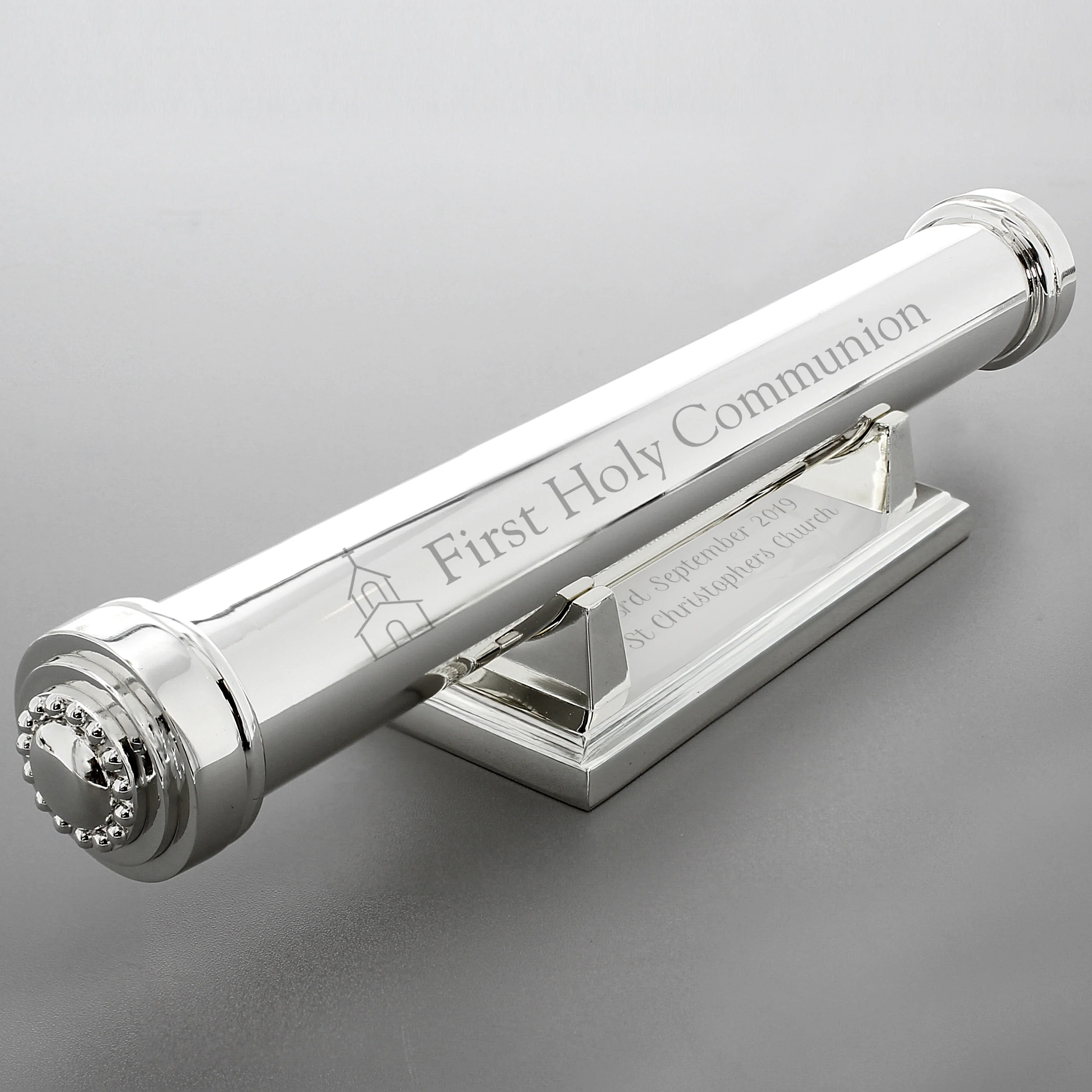 Personalised First Holy Communion Silver Plated Certificate Holder