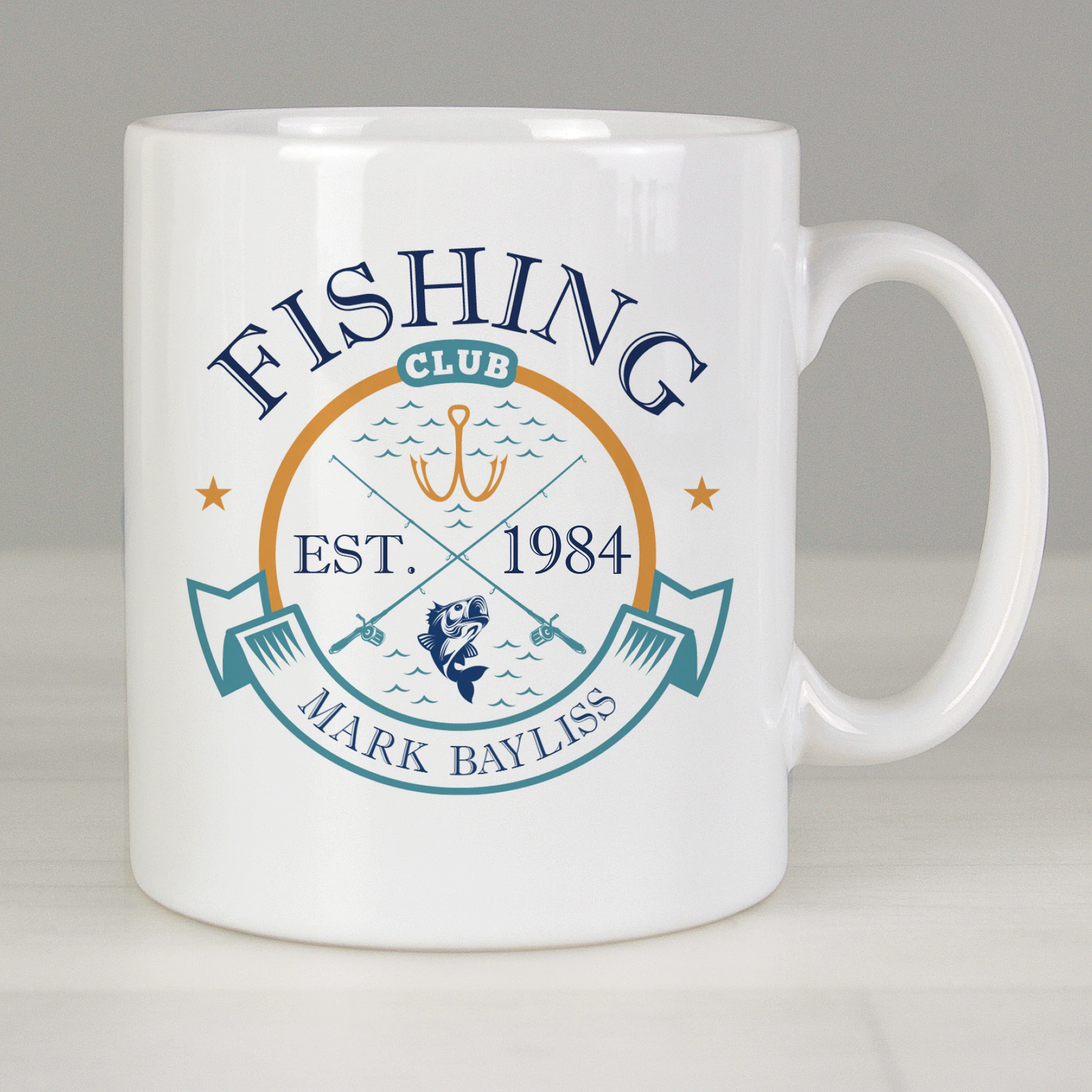 Personalised Fishing Club Mug - Image 4