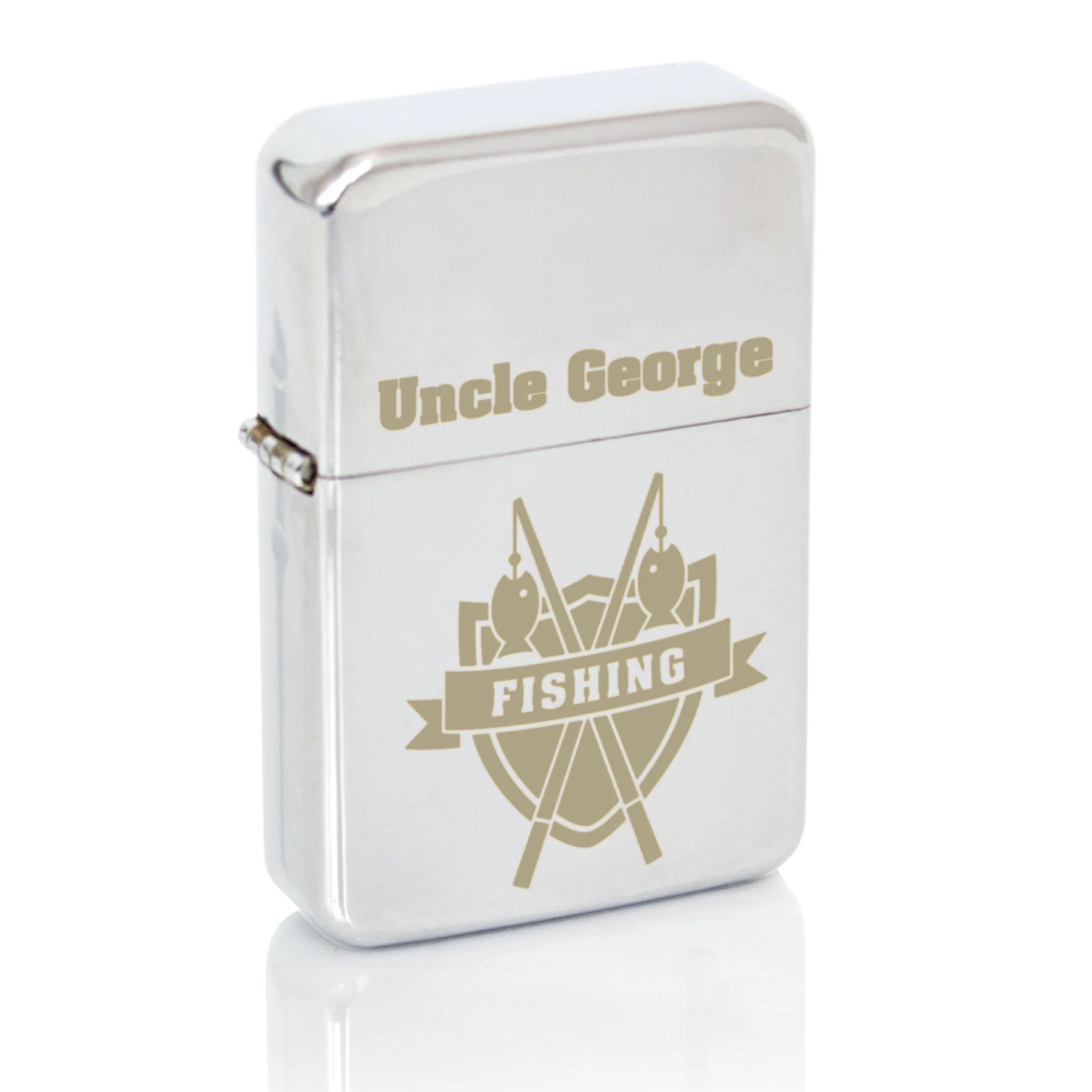 Personalised Fishing Crest Lighter - Image 3