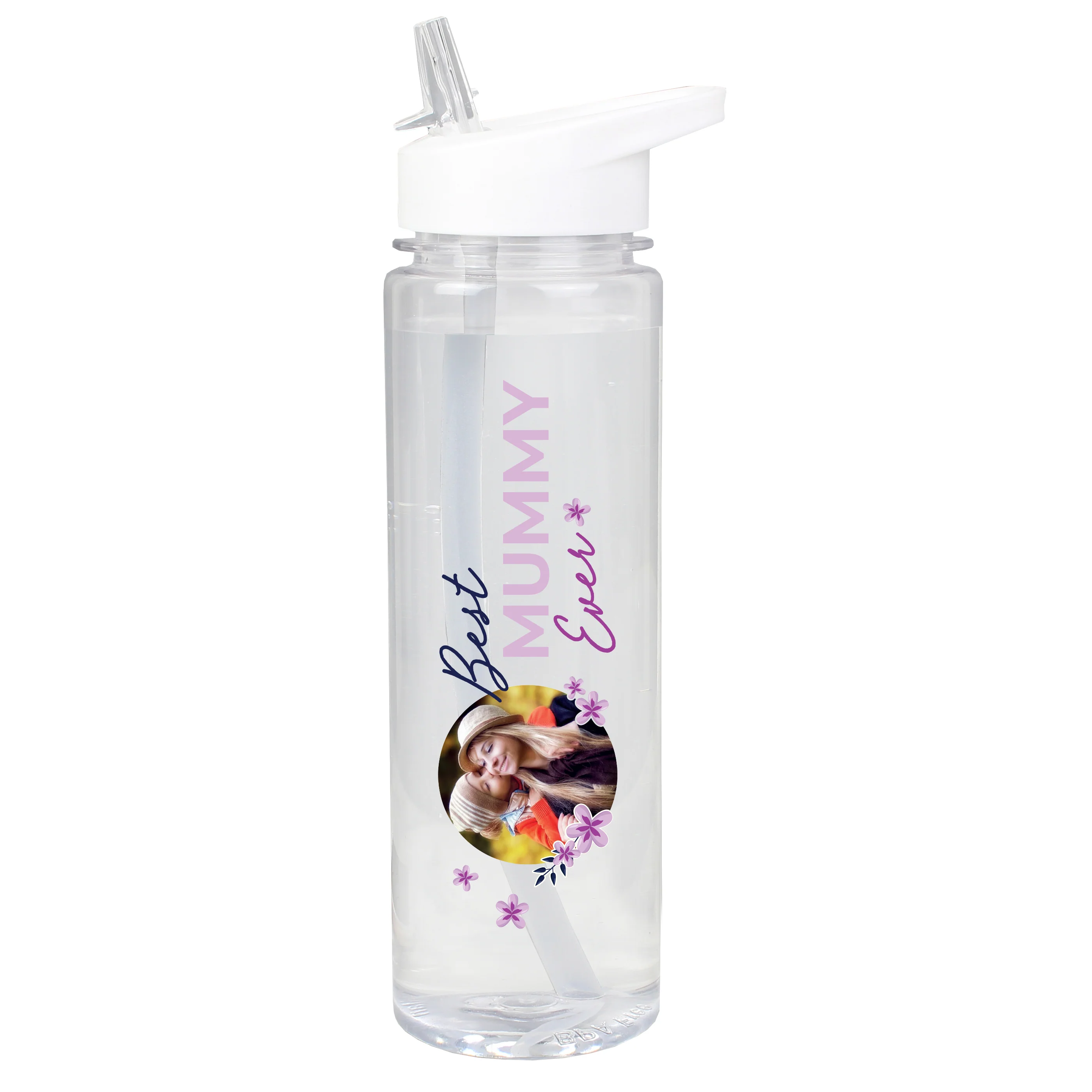 Personalised Floral Best Ever Photo Upload Water Bottle - Image 5
