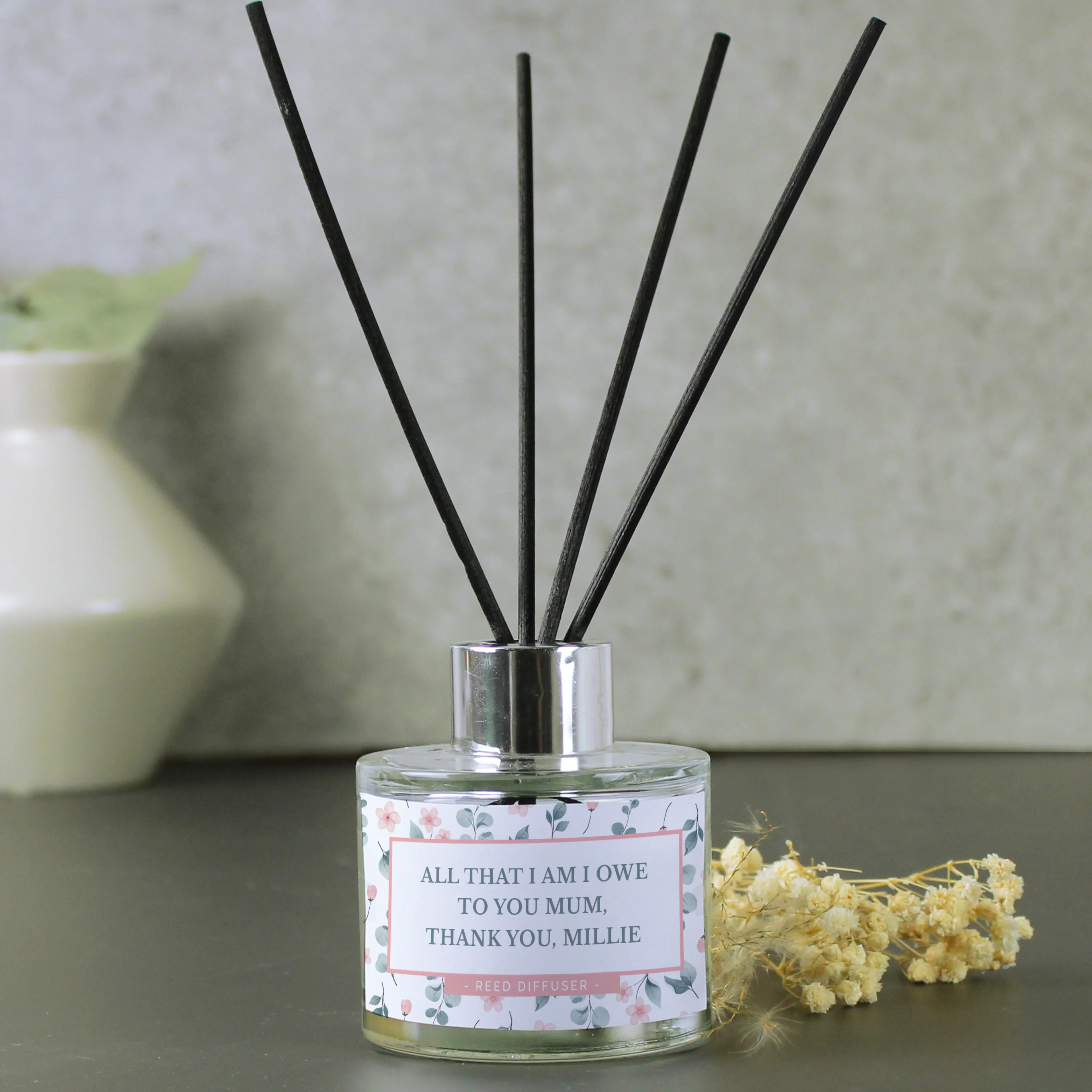 Personalised Floral Reed Diffuser - Image 4