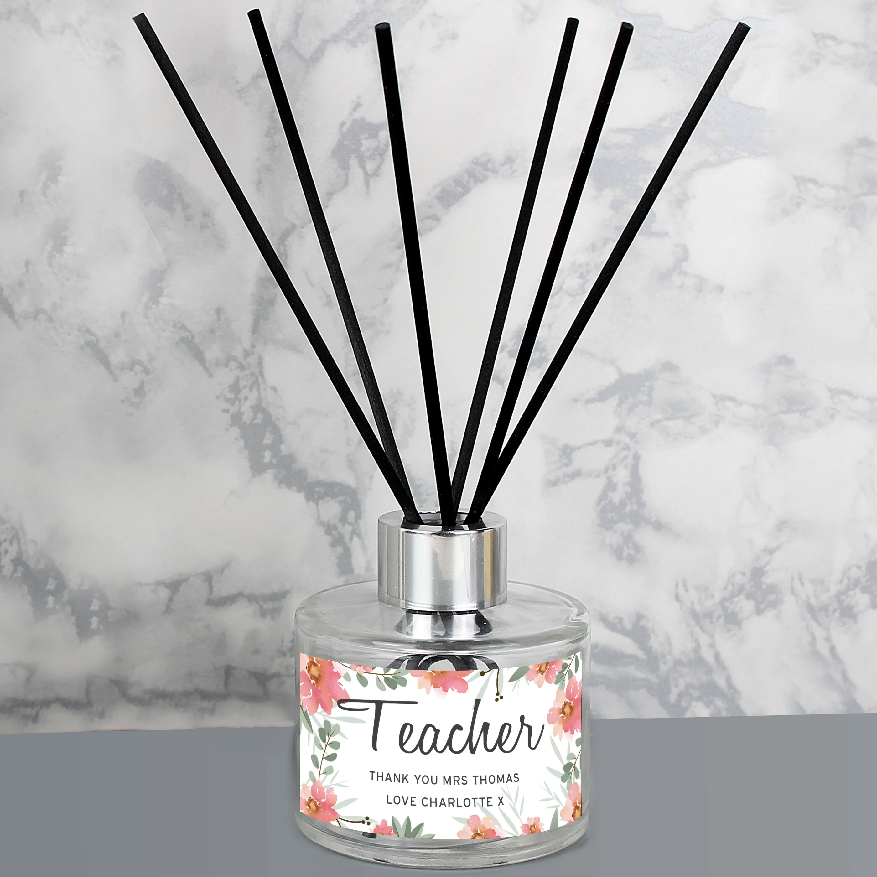 Personalised Floral Sentimental Reed Diffuser - Image 4