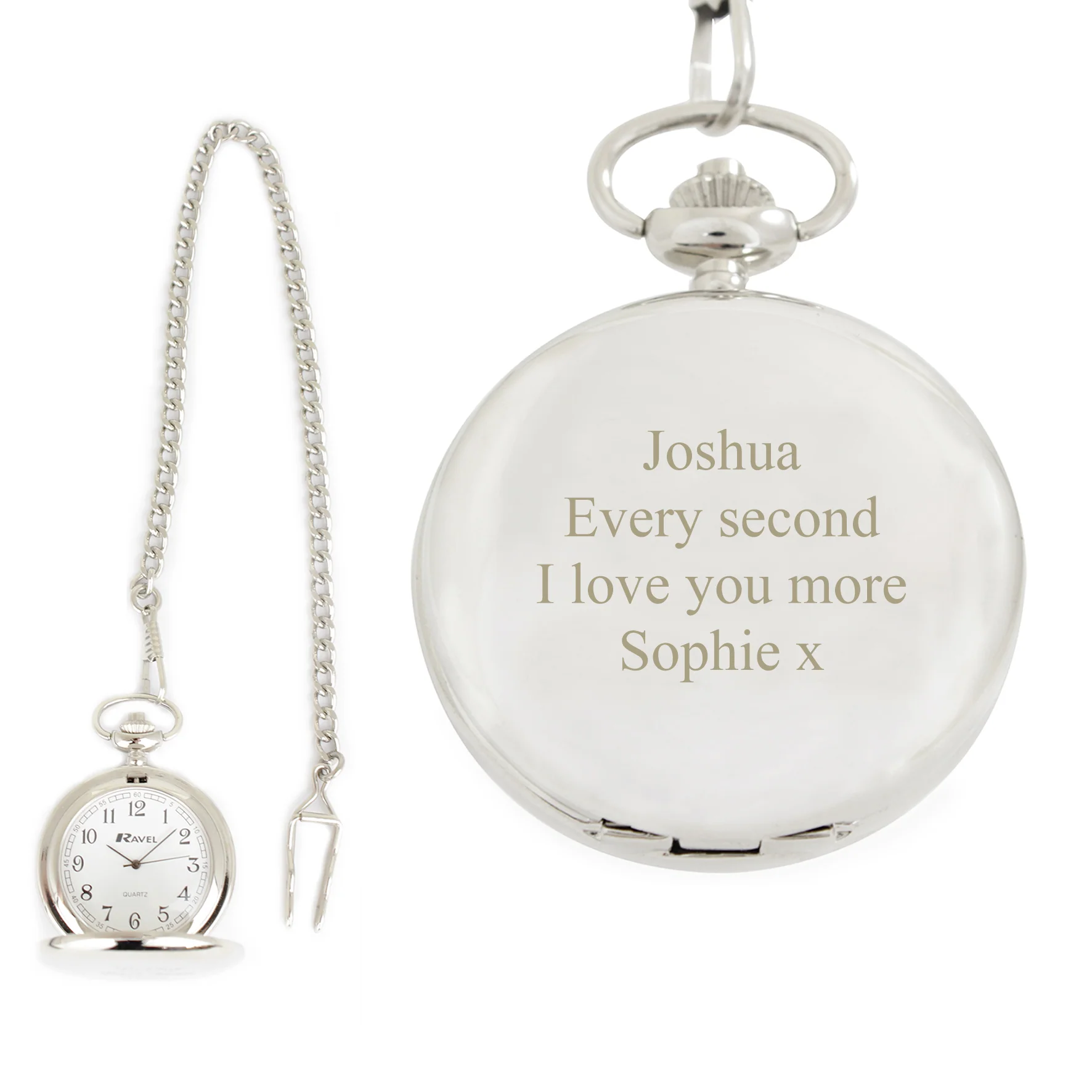 Personalised Formal Pocket Fob Watch - Image 7