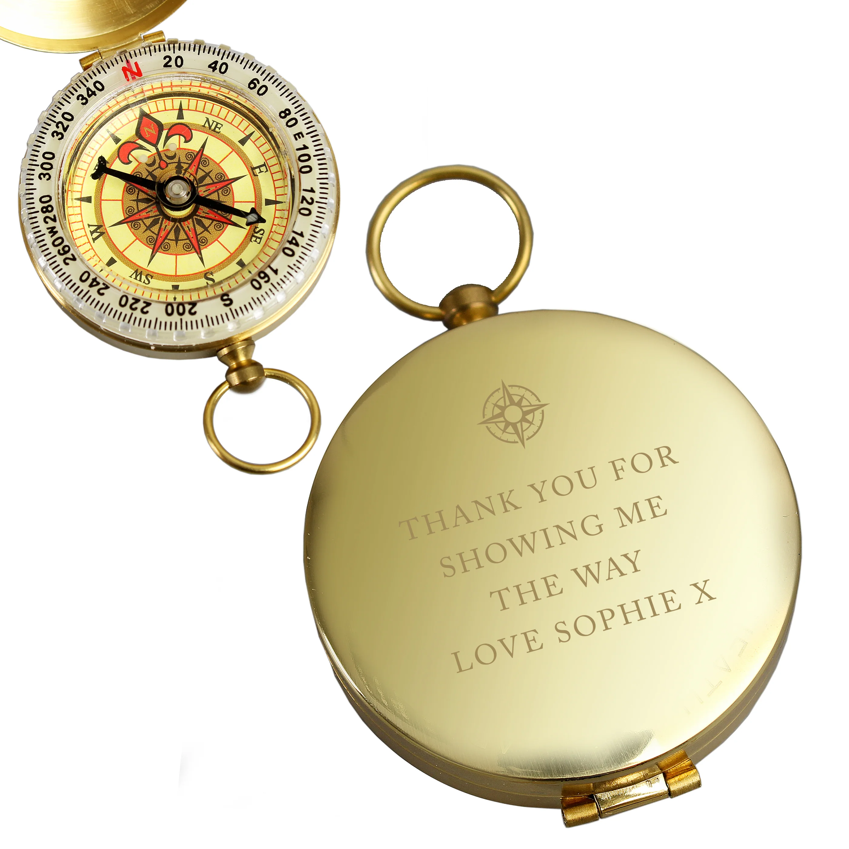 Personalised Free Text Keepsake Compass - Image 2