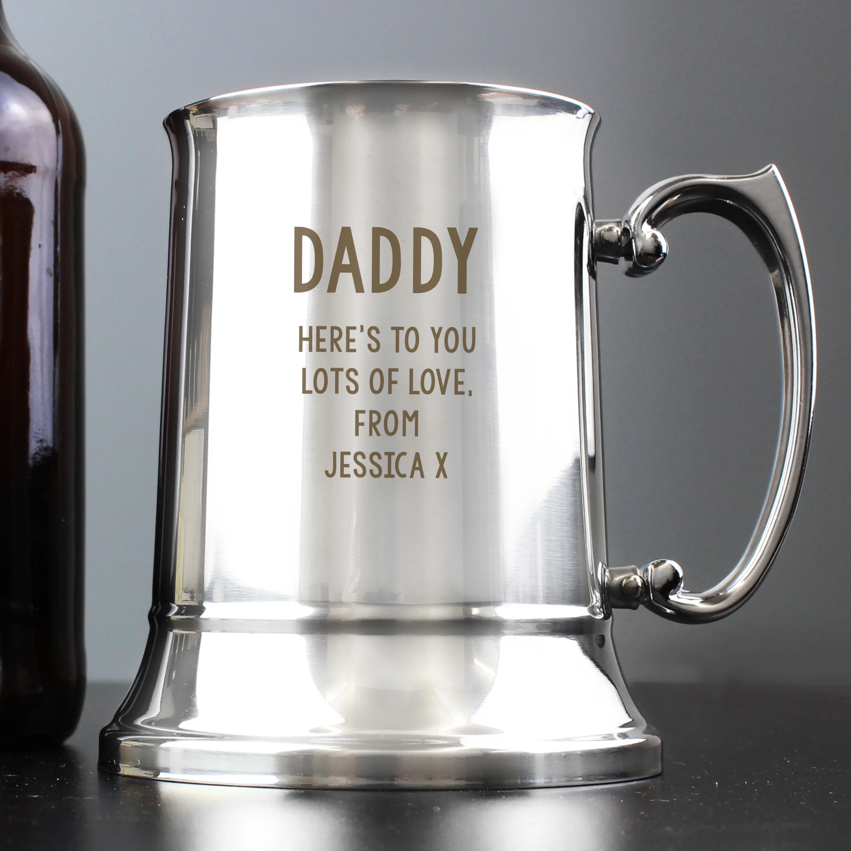 Personalised Free Text Stainless Steel Tankard - Image 7