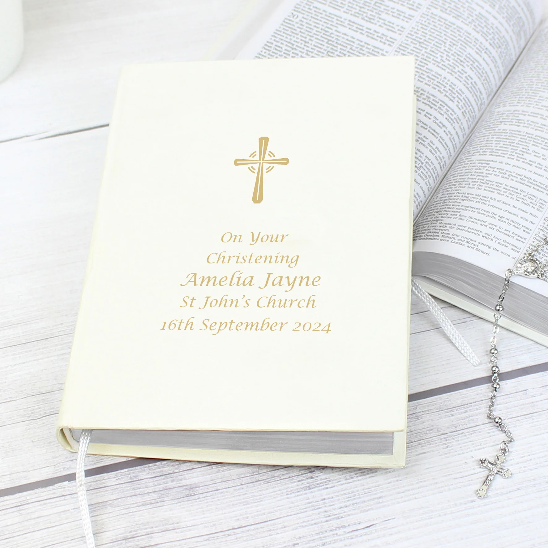 Personalised Gold Companion Holy Bible - Eco-friendly - Image 4
