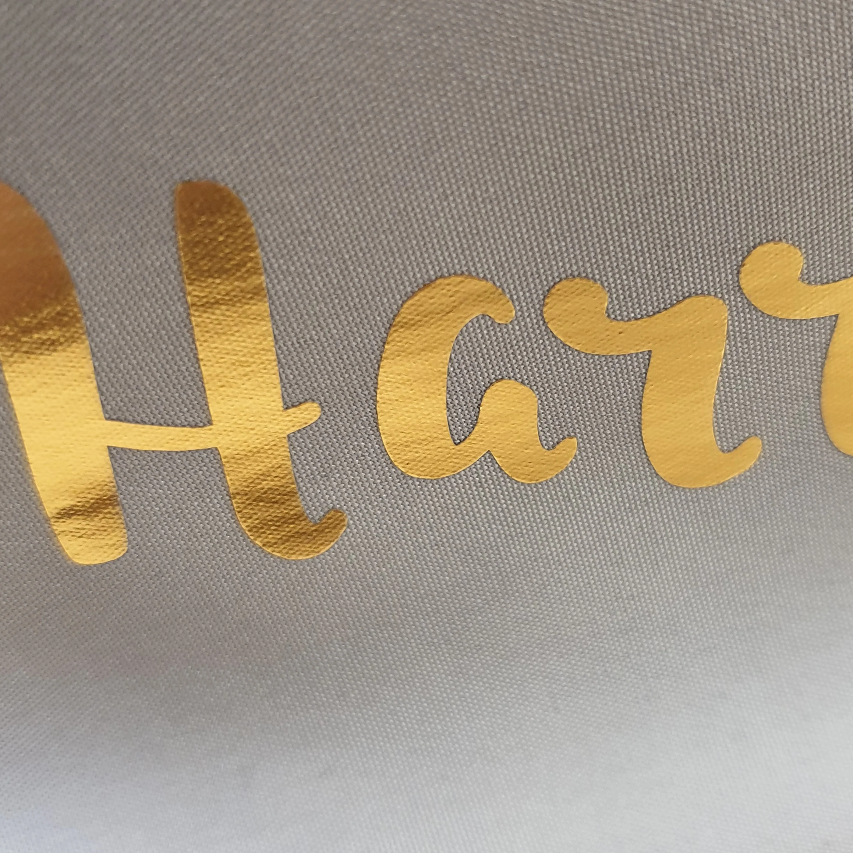 Personalised Gold Name Grey Toiletry Bag - Image 5