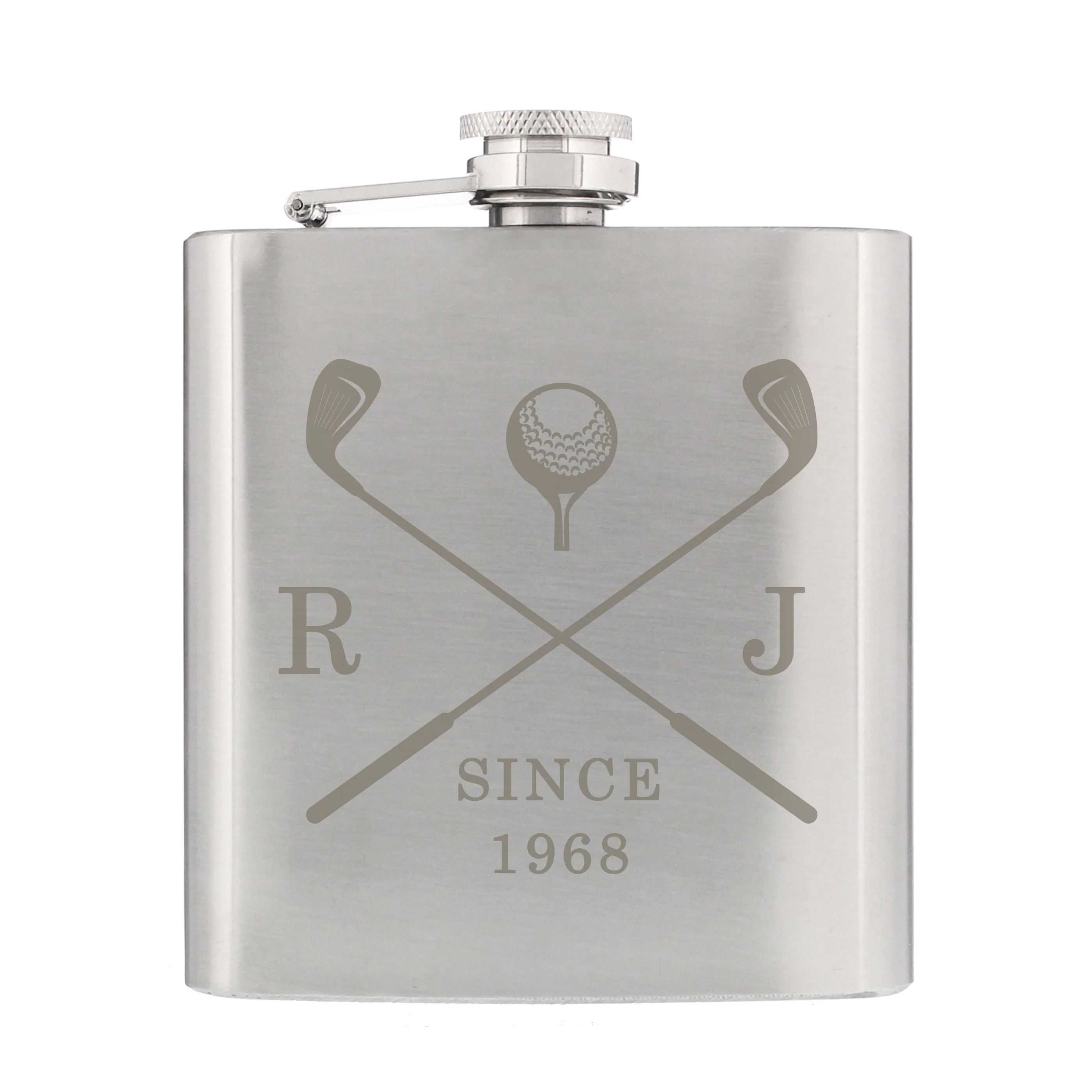 Personalised Golf Hip Flask - Image 5