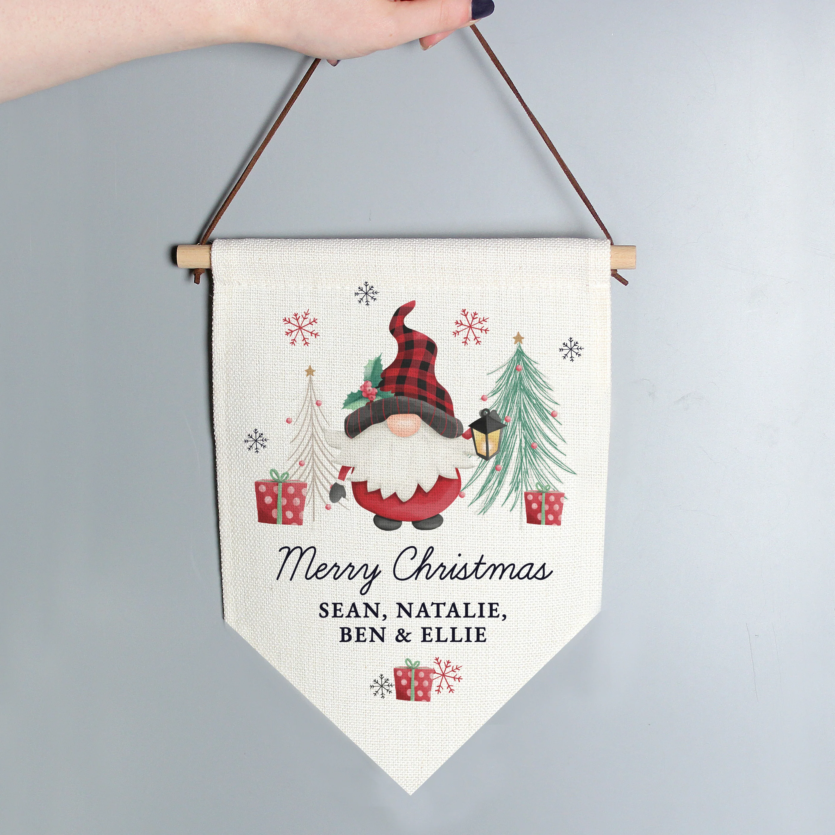 Personalised Gonk Hanging Pendant Christmas Decoration - Image 4