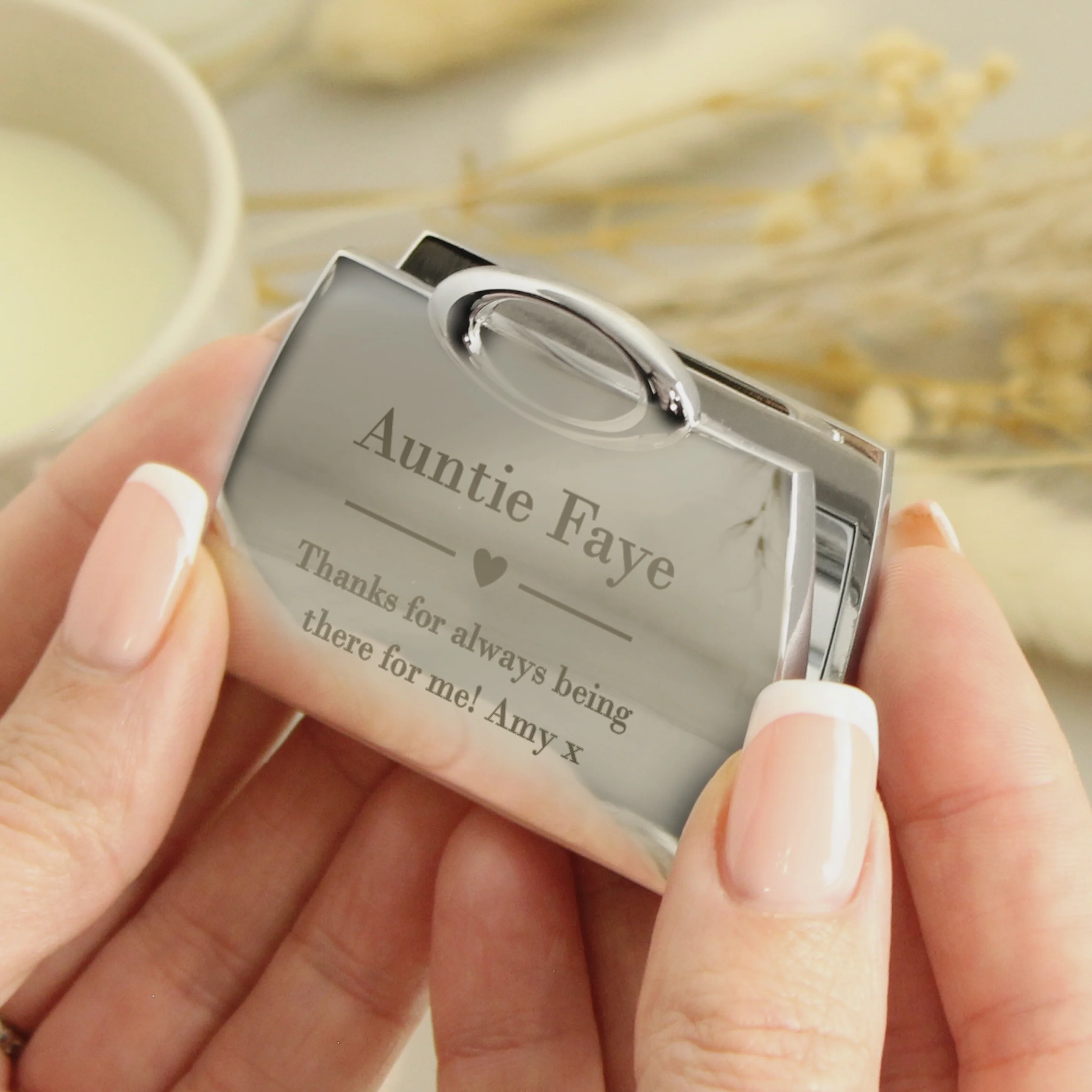 Personalised Handbag Compact Mirror - Image 4