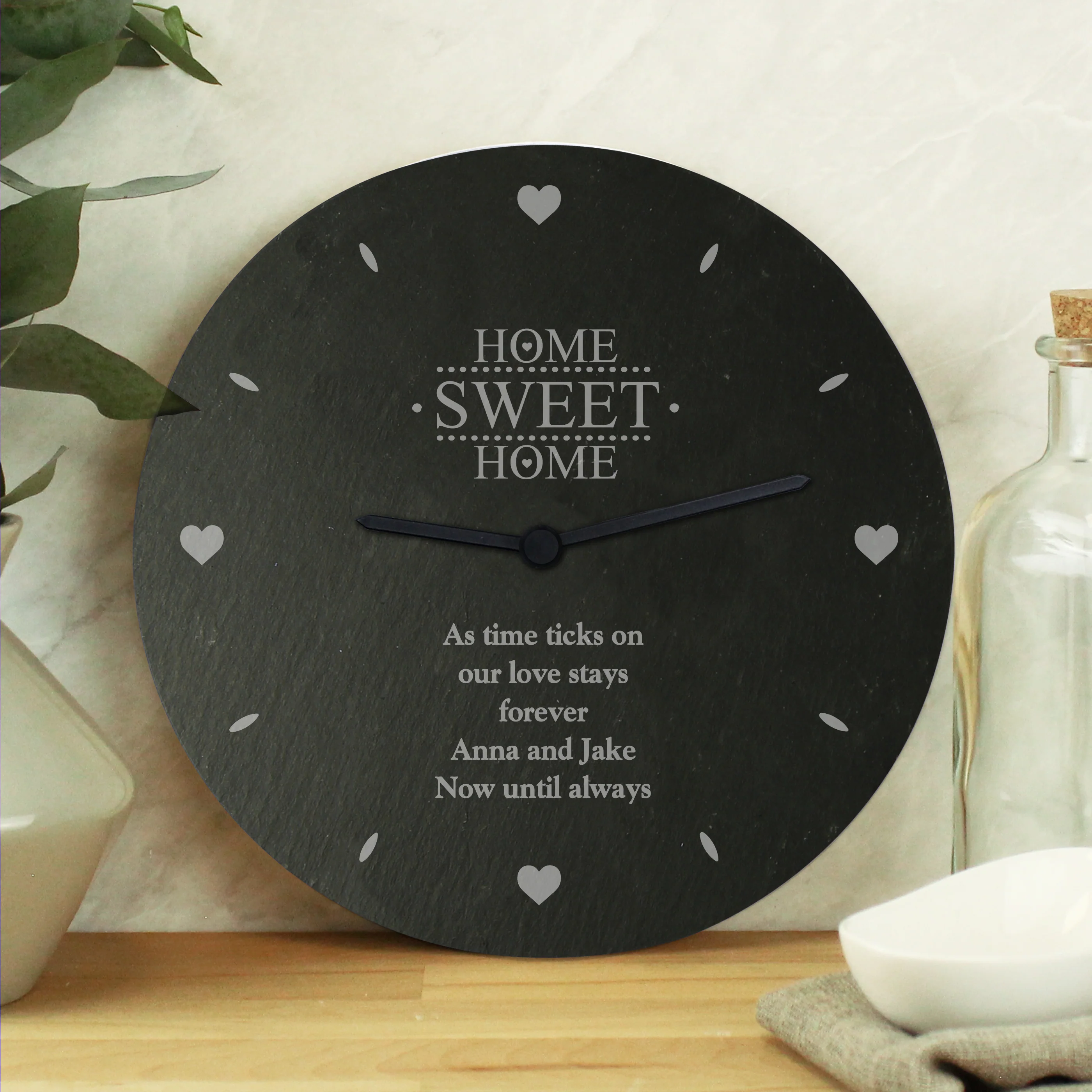 Personalised Home Slate Clock - Image 4