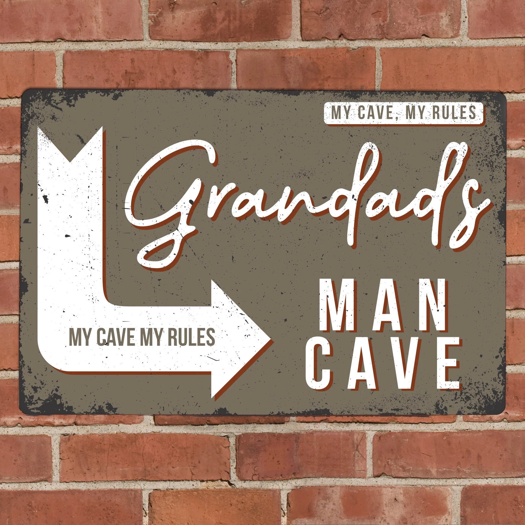 Personalised Man Cave Metal Sign - Image 4