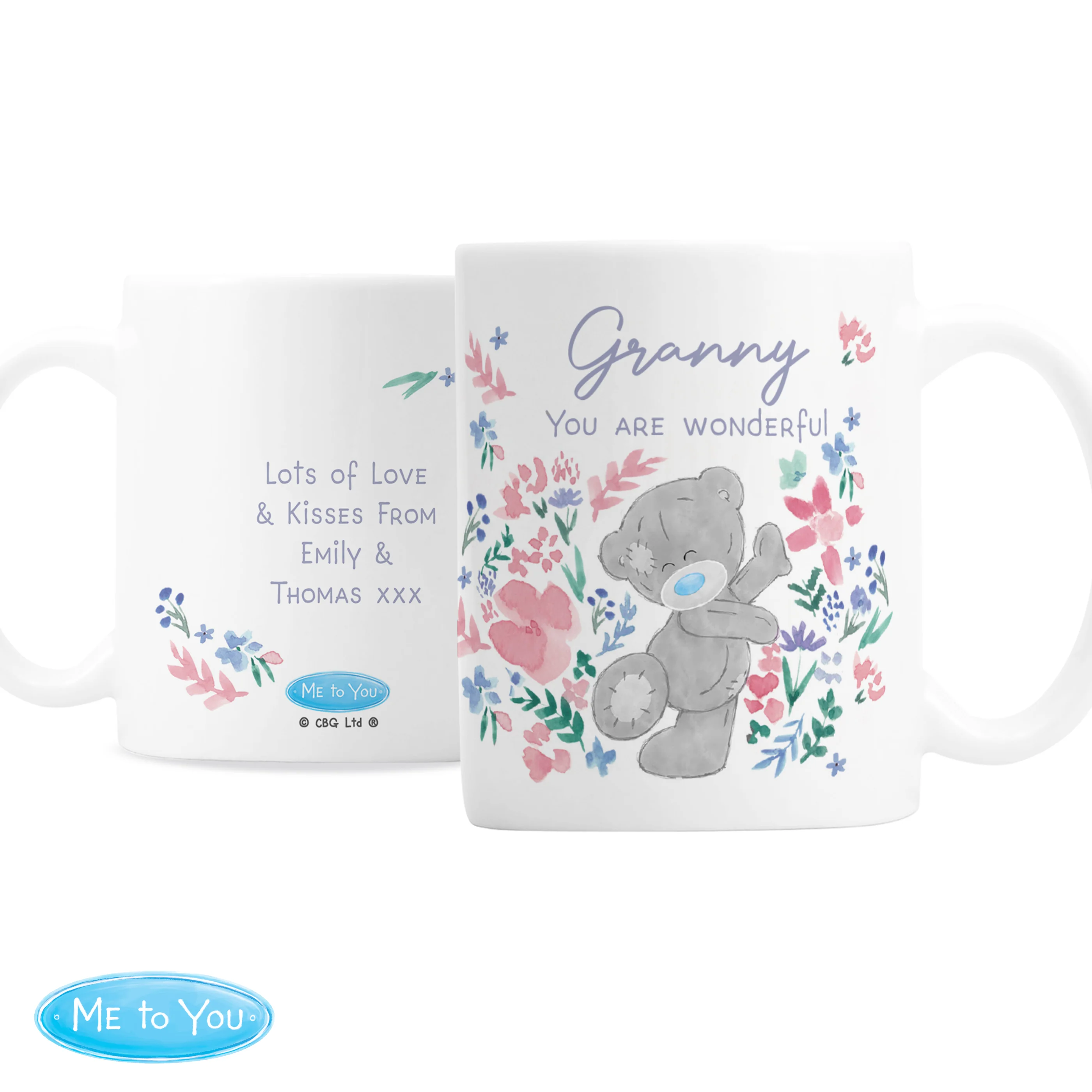 Personalised Me To You Pastel Floral Mug - Image 5