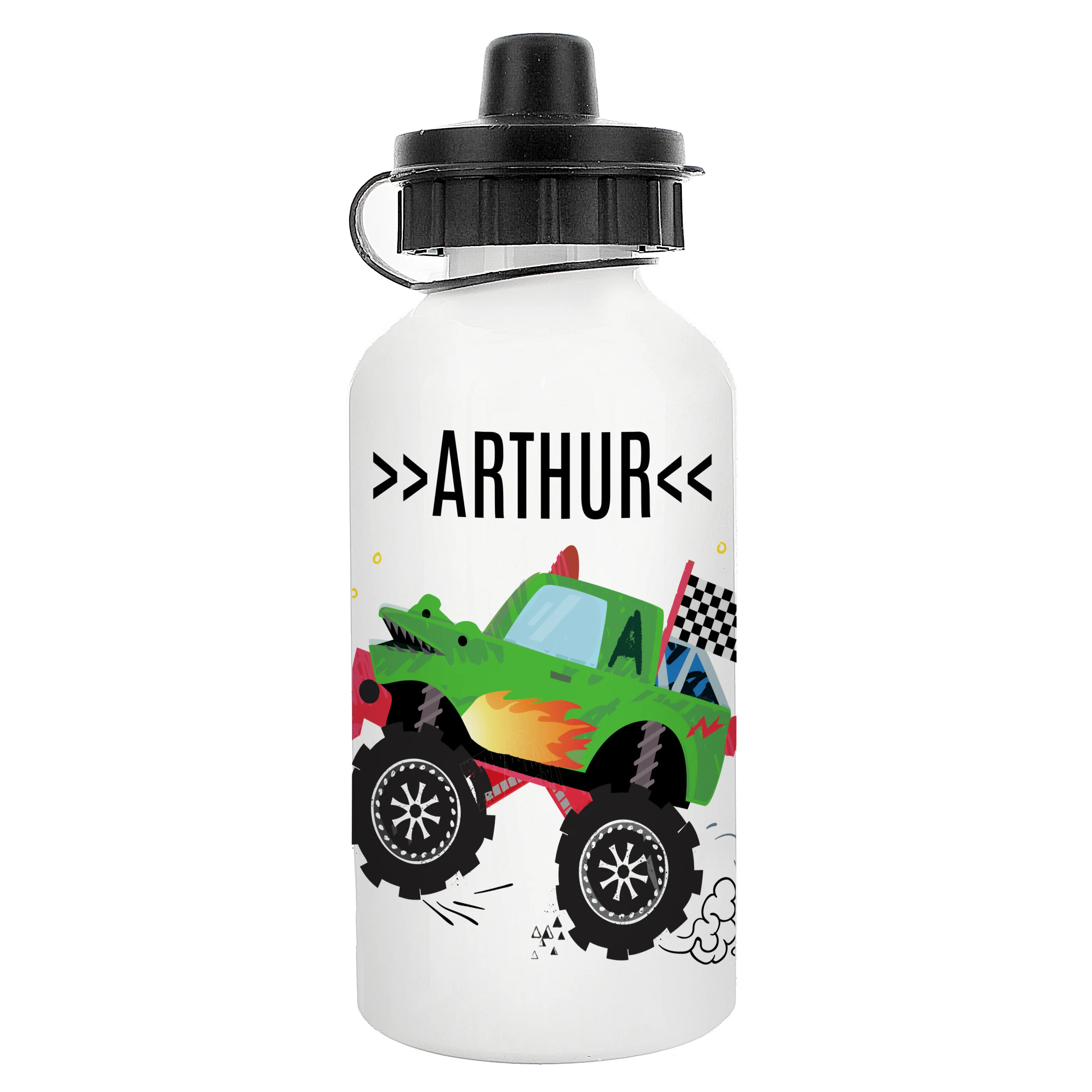Personalised Monster Truck Drinks Bottle - Image 2