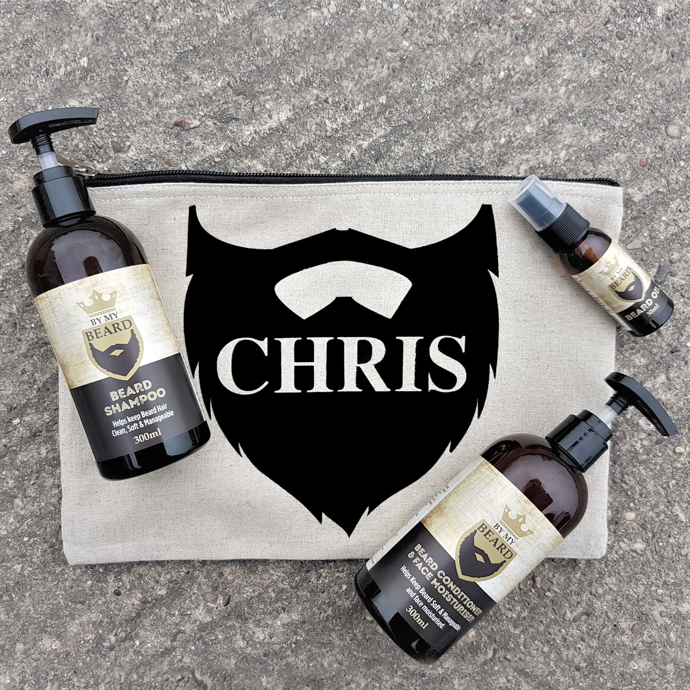 Personalised Name Only Beard Kit - Image 2
