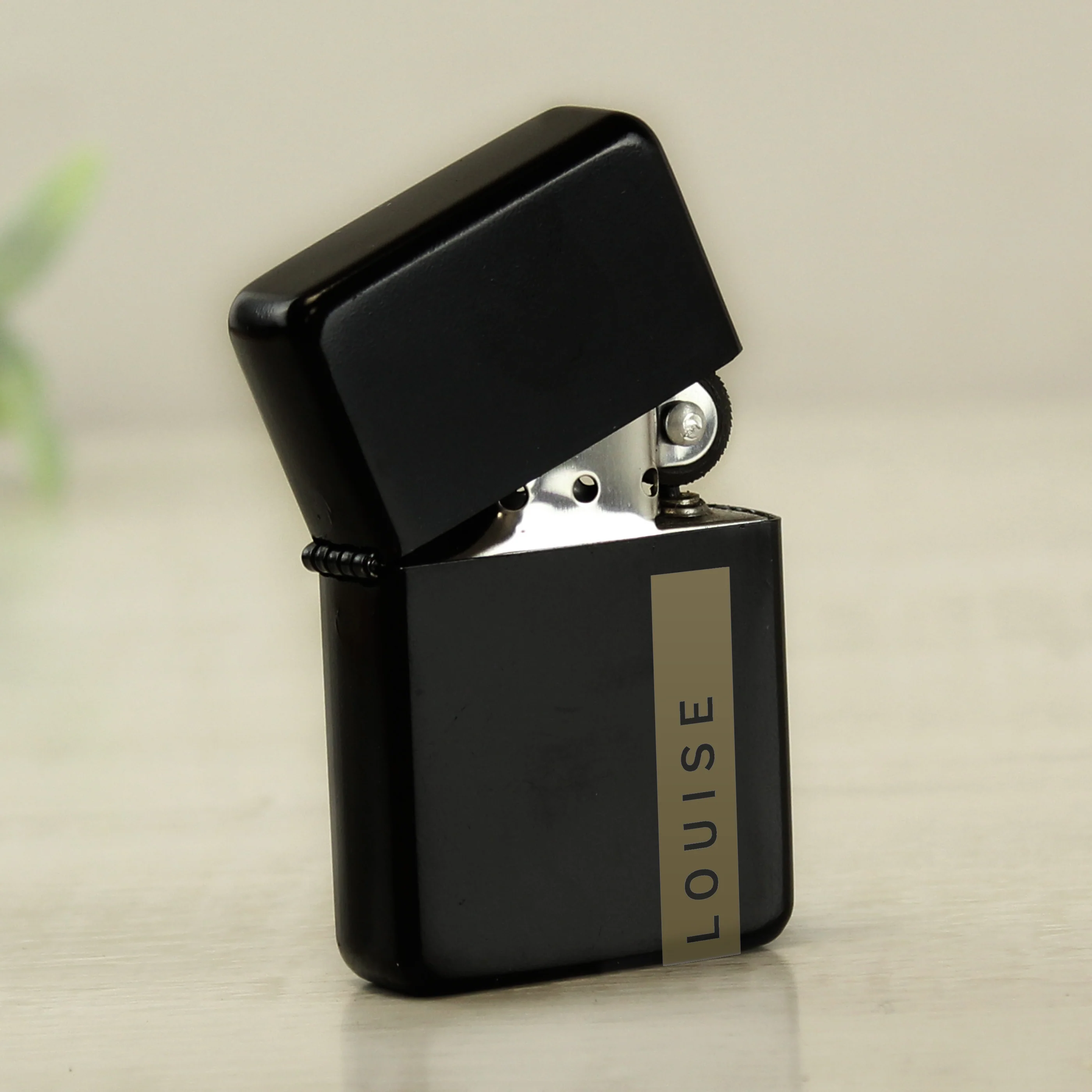 Personalised Name Only Black Lighter - Image 7