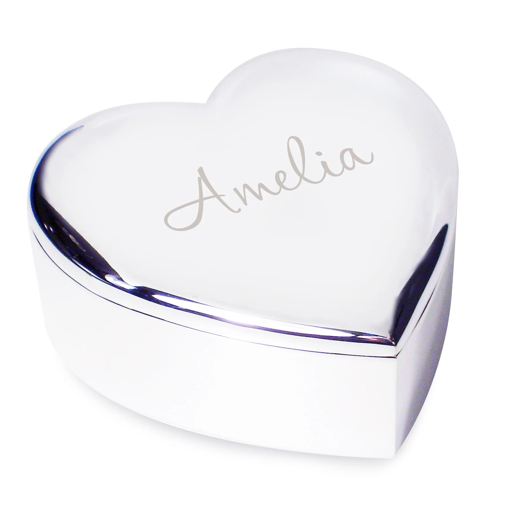 Personalised Name Only Heart Trinket Box - Image 2
