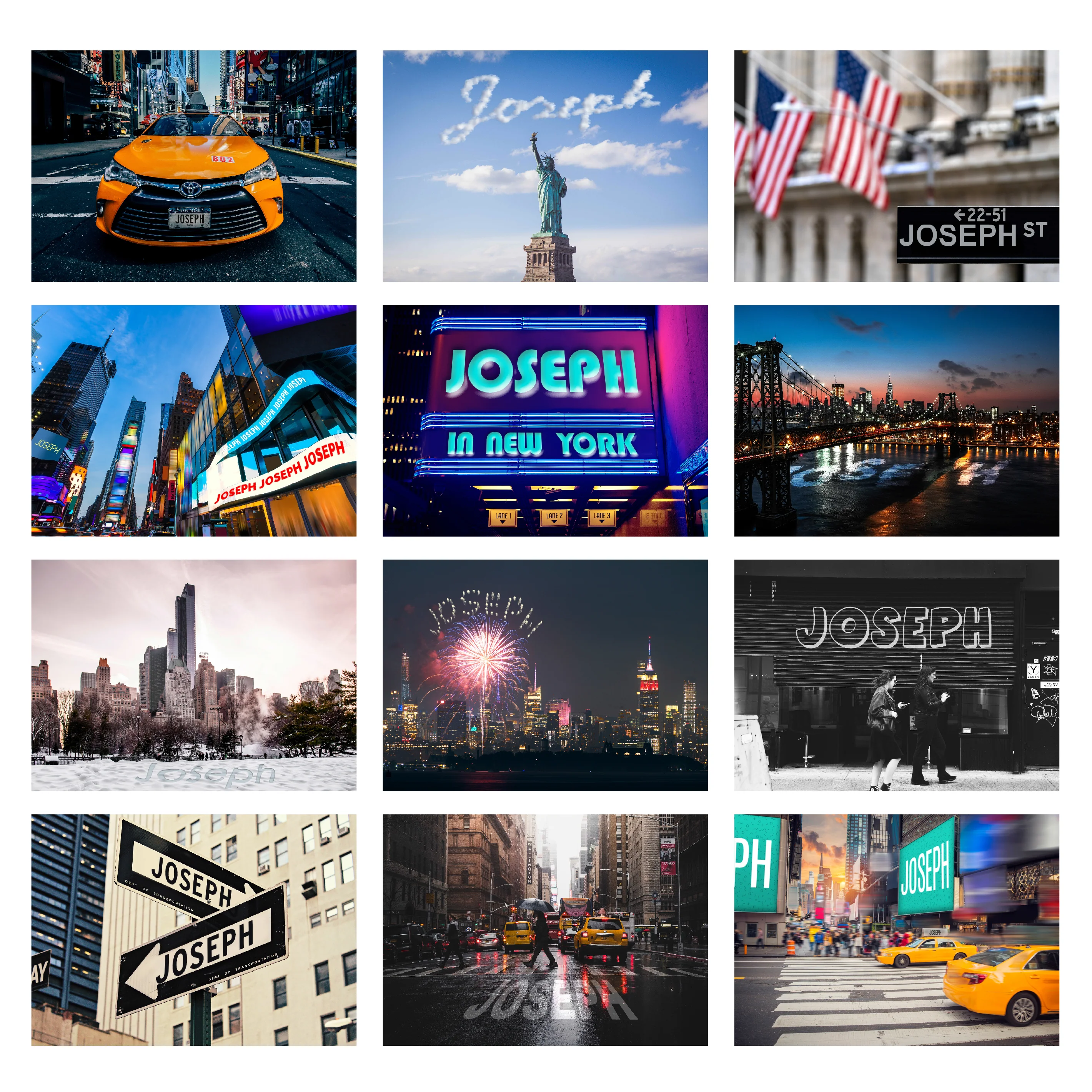 Personalised New York Desk Calendar - Image 6