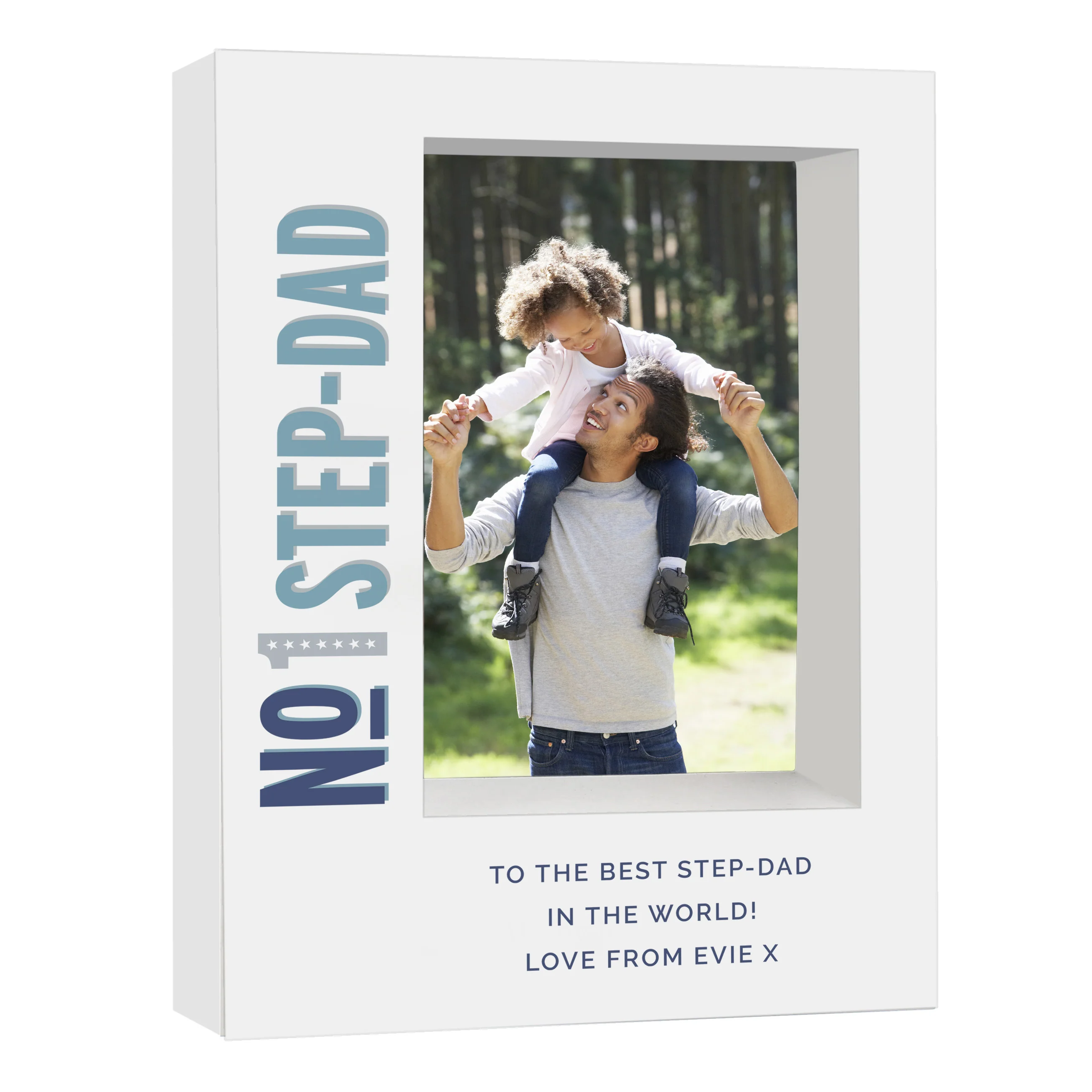 Personalised No.1 5x7 Box Photo Frame - Image 6