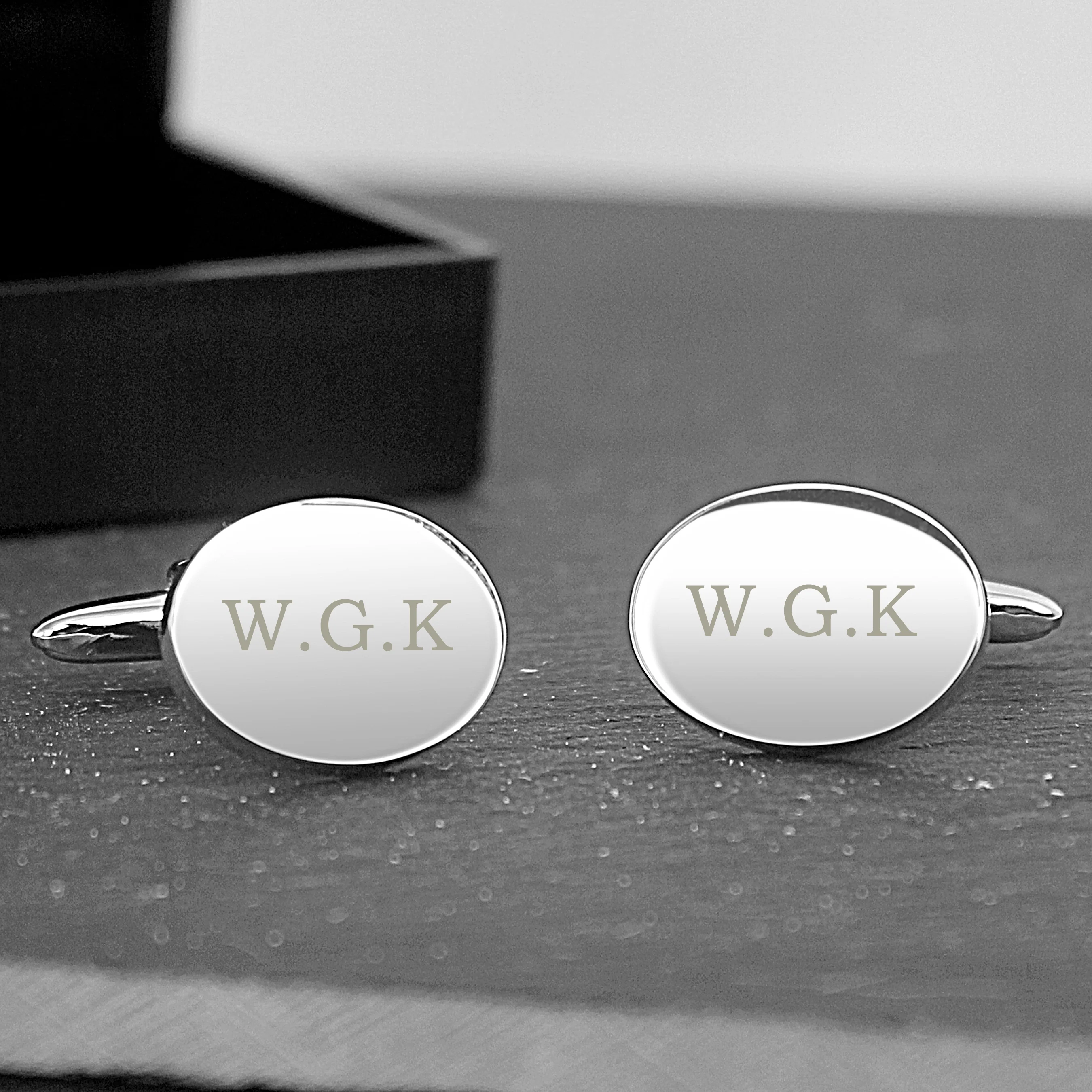 Personalised Oval Cufflinks - Image 2