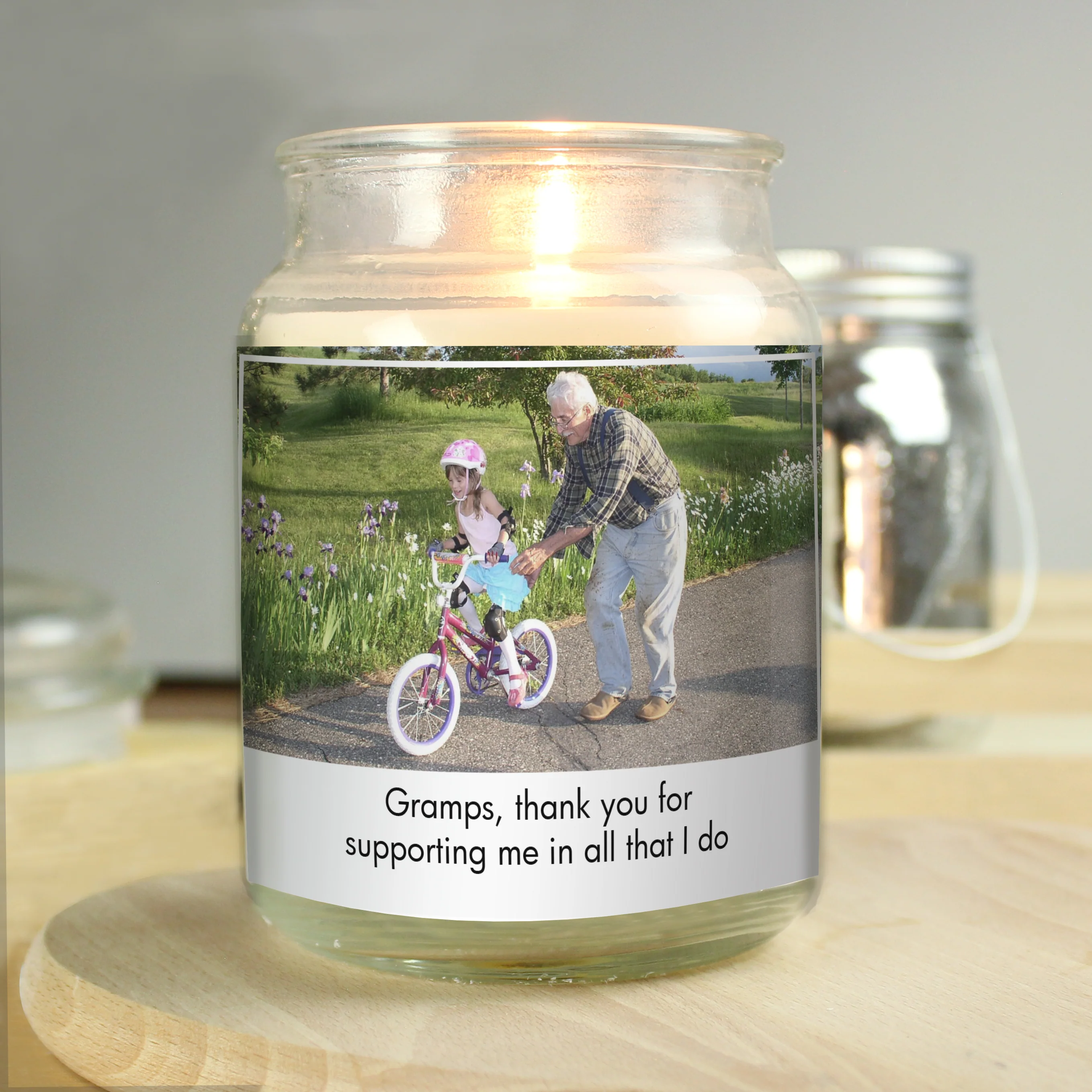 Personalised Photo Upload Scented Jar Candle - Image 10