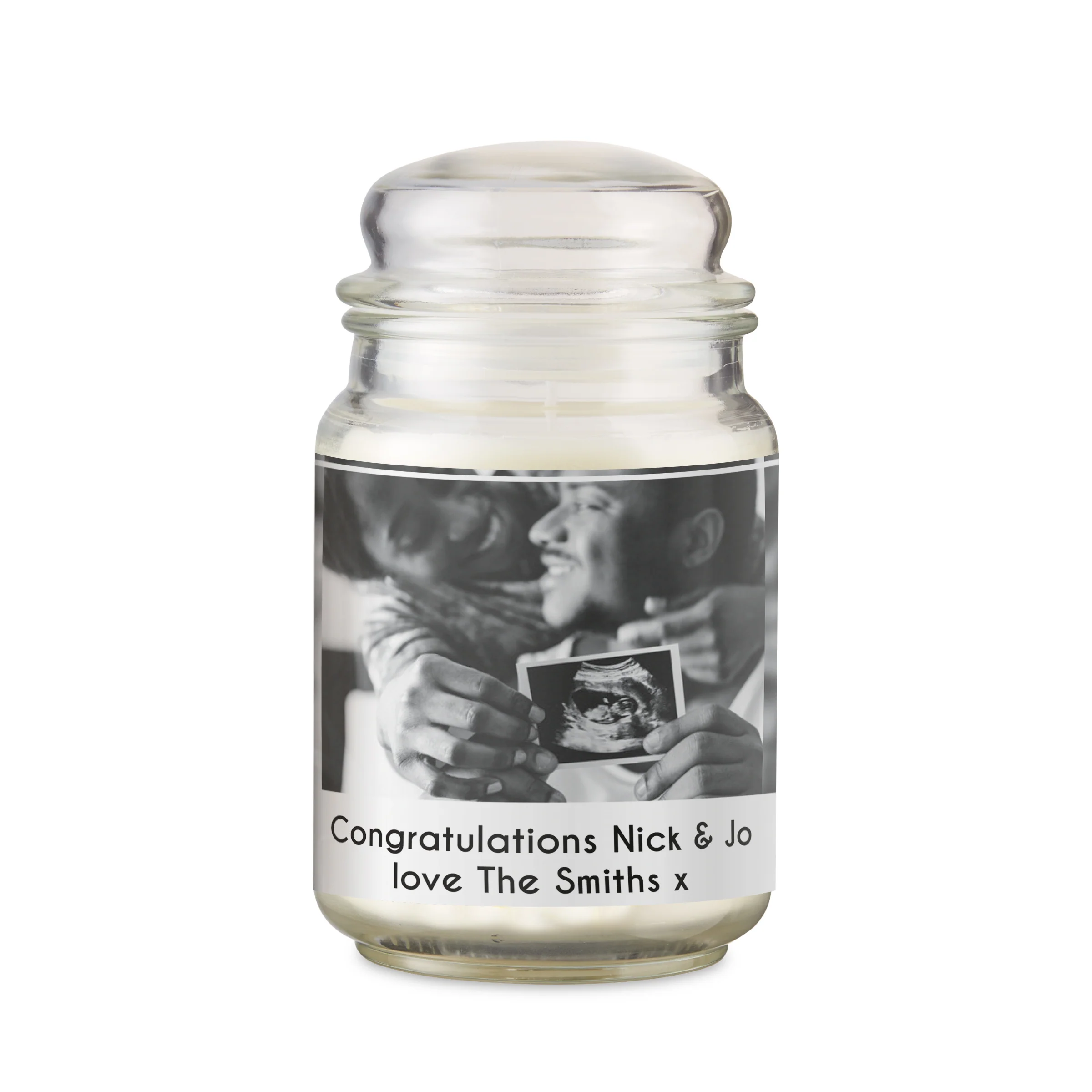 Personalised Photo Upload Scented Jar Candle - Image 5