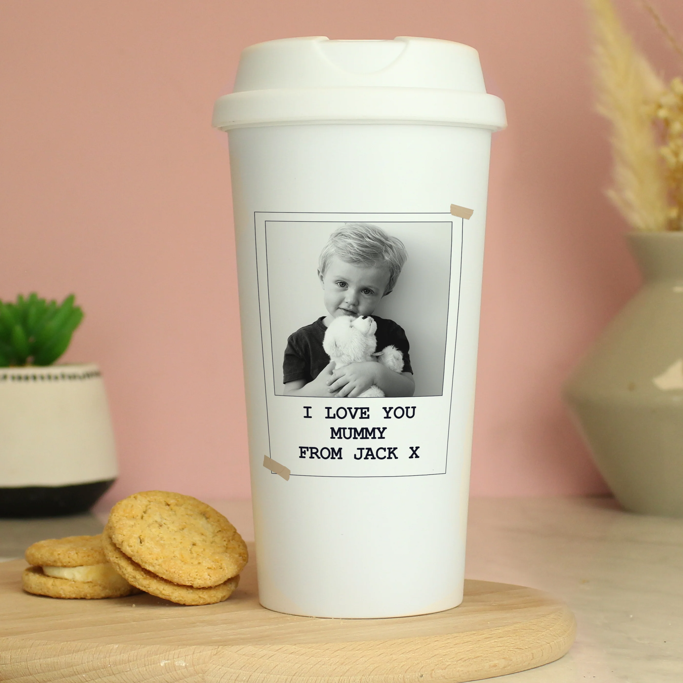 Personalised Photo Upload Travel Mug - Image 8