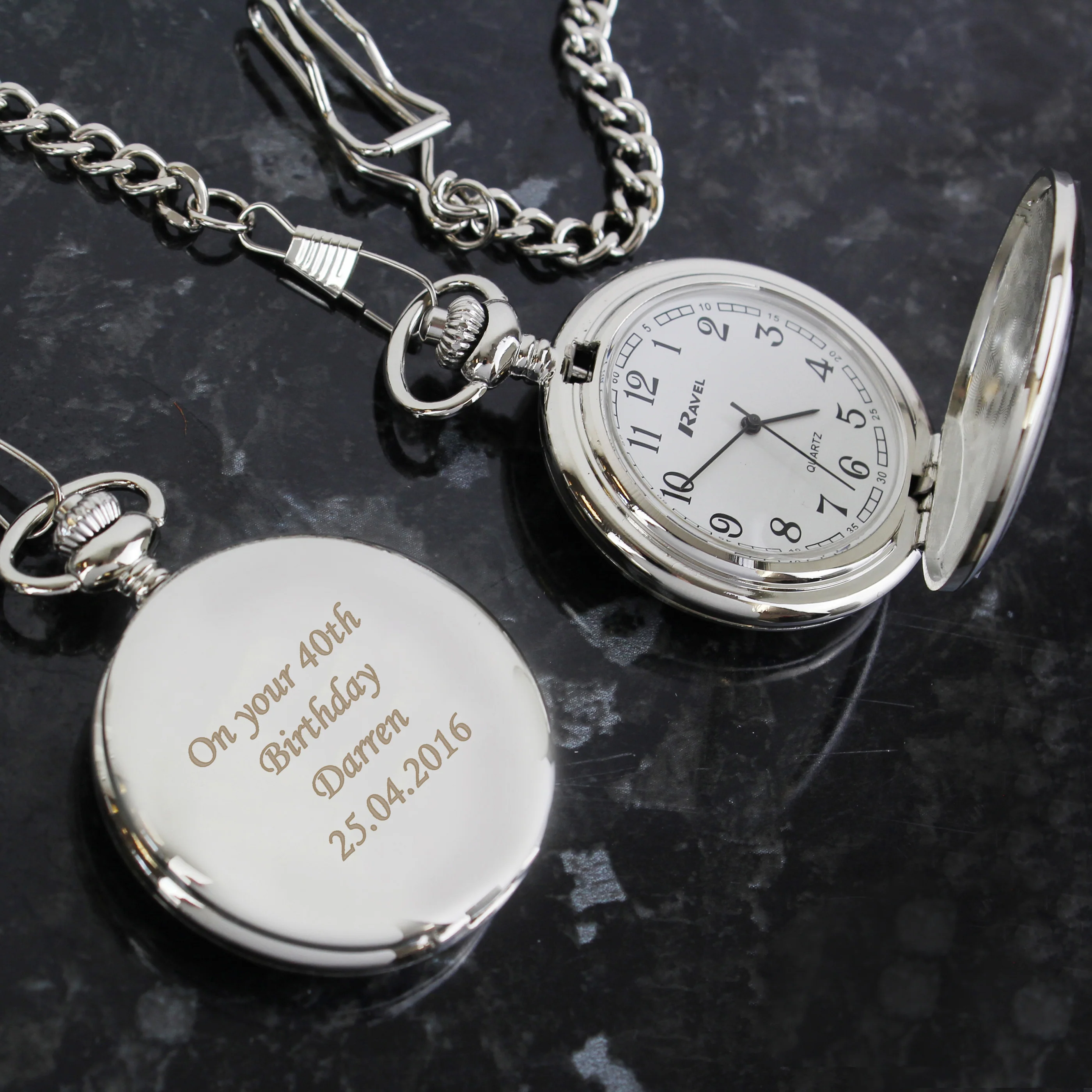 Personalised Pocket Fob Watch - Image 2