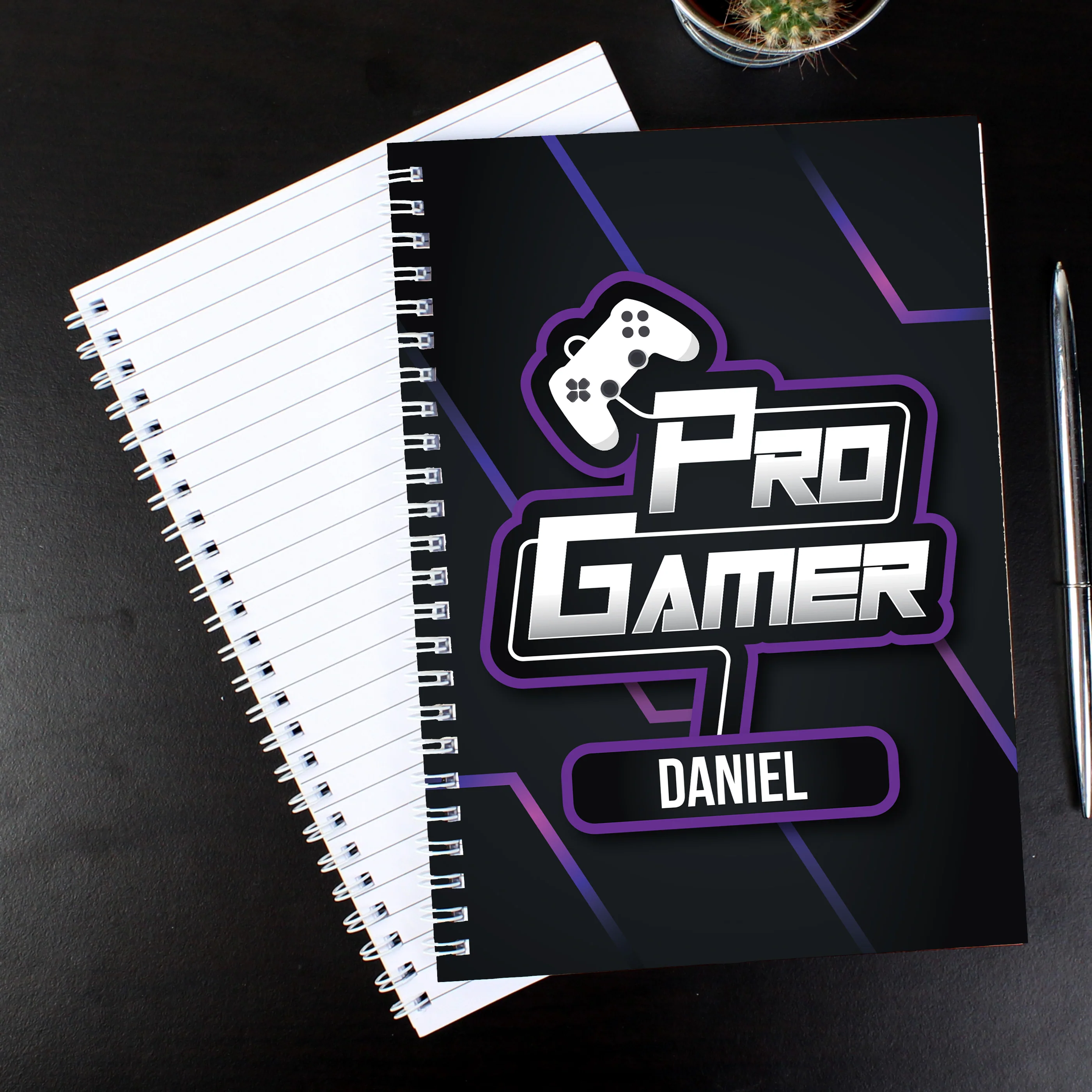 Personalised Pro Gamer A5 Notebook - Image 4