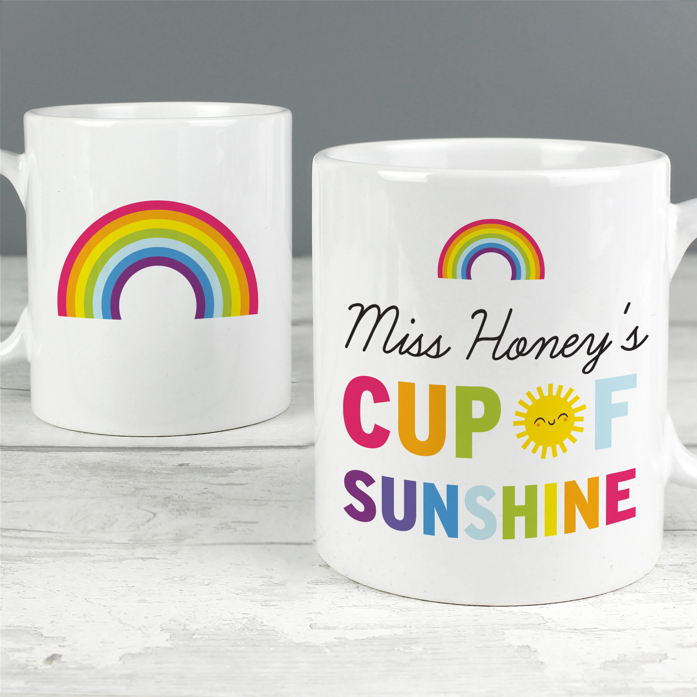 Personalised Rainbow Cup of Sunshine Mug - Image 5