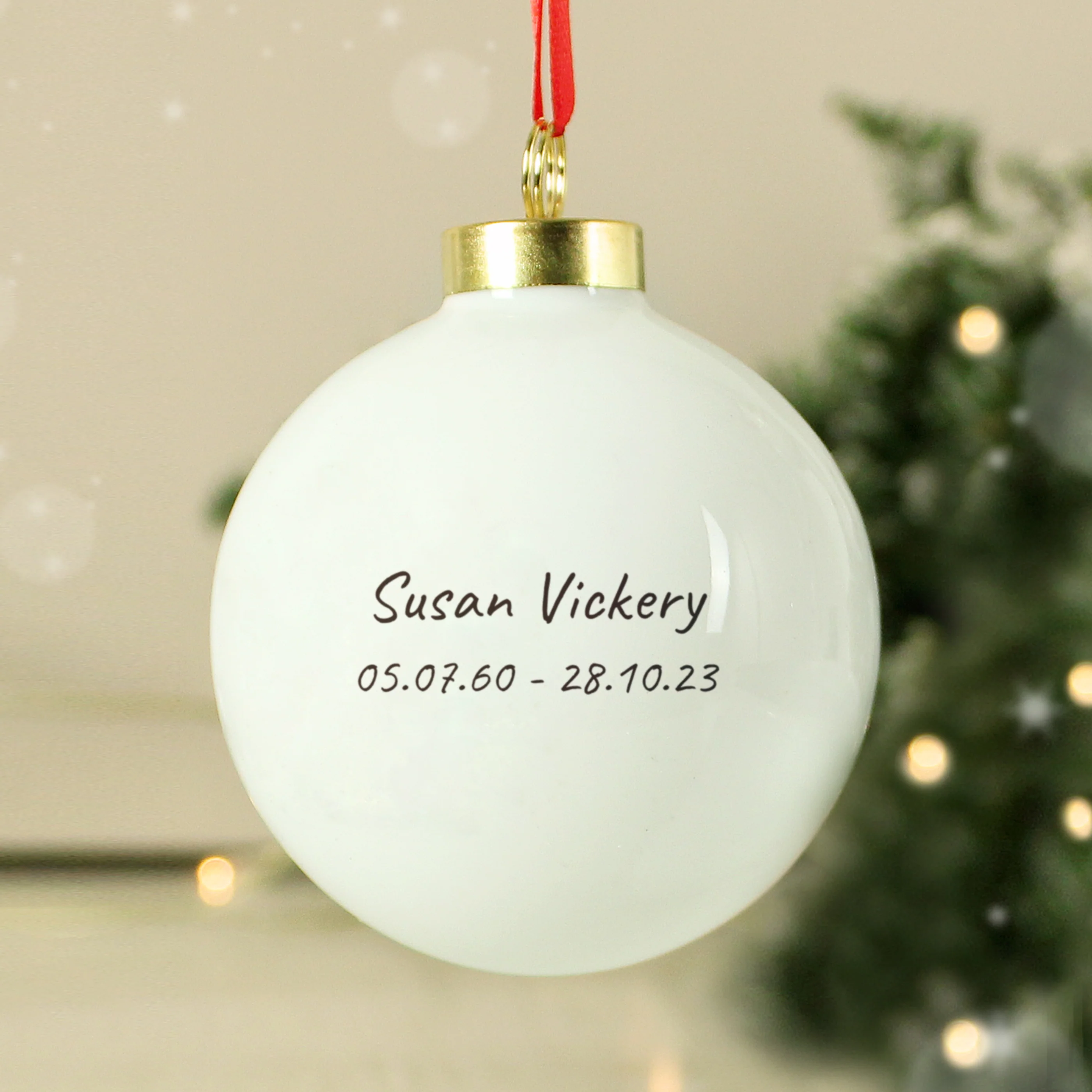 Personalised Robins Appear Bauble - Image 4