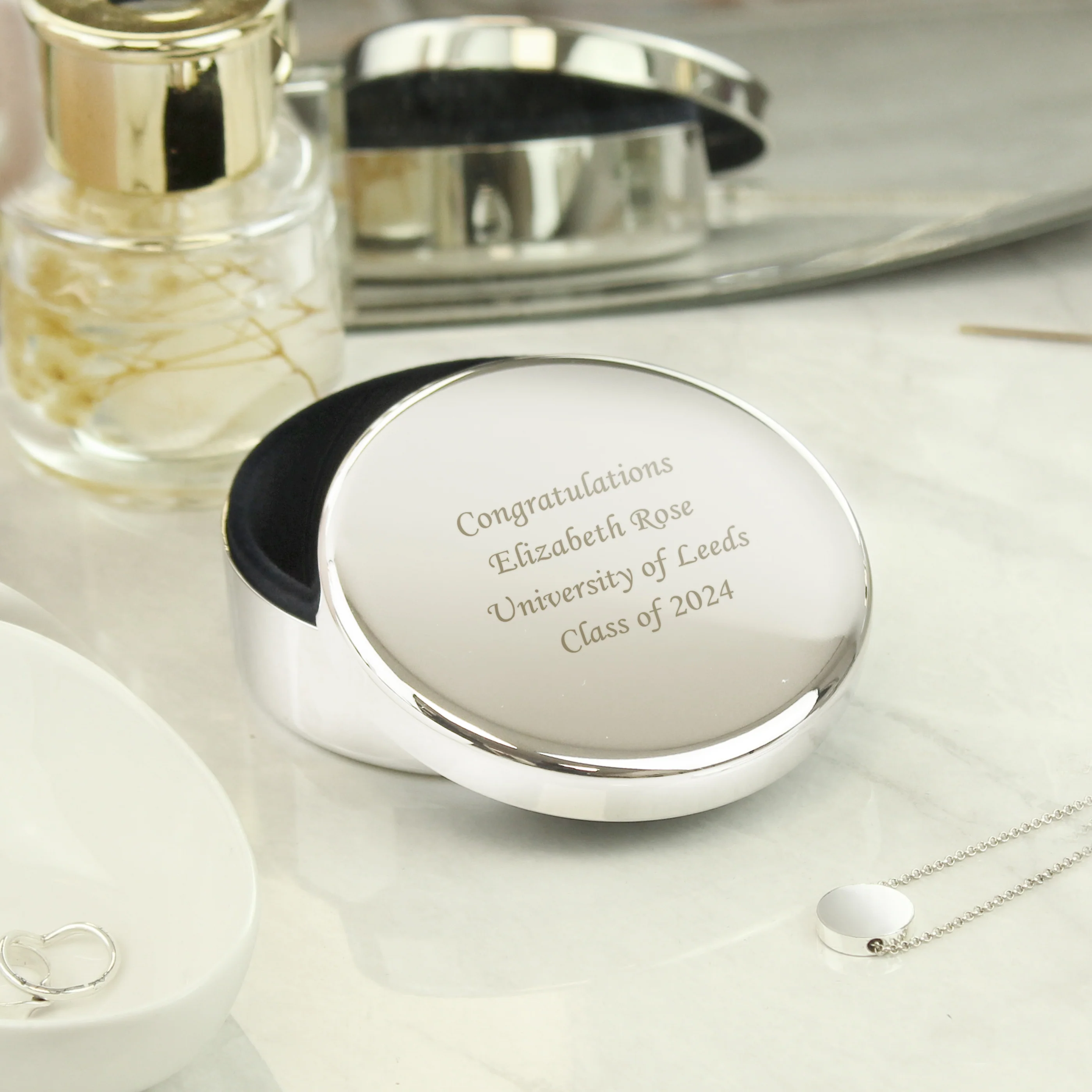 Personalised Round Trinket Box - Image 3