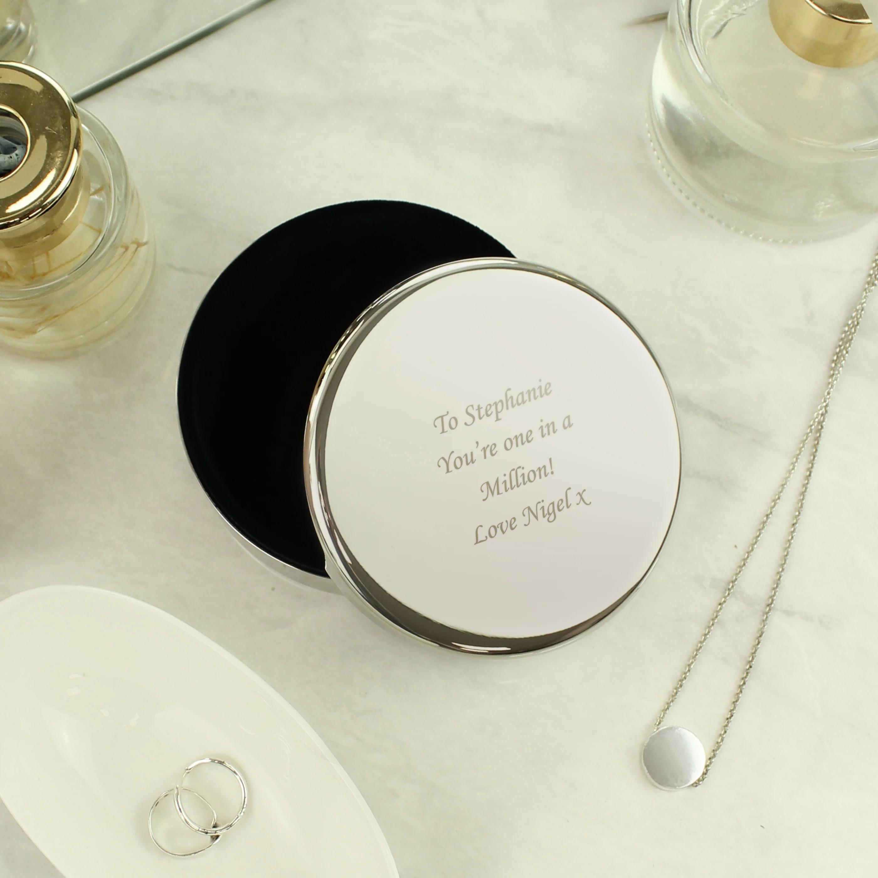 Personalised Round Trinket Box - Image 7