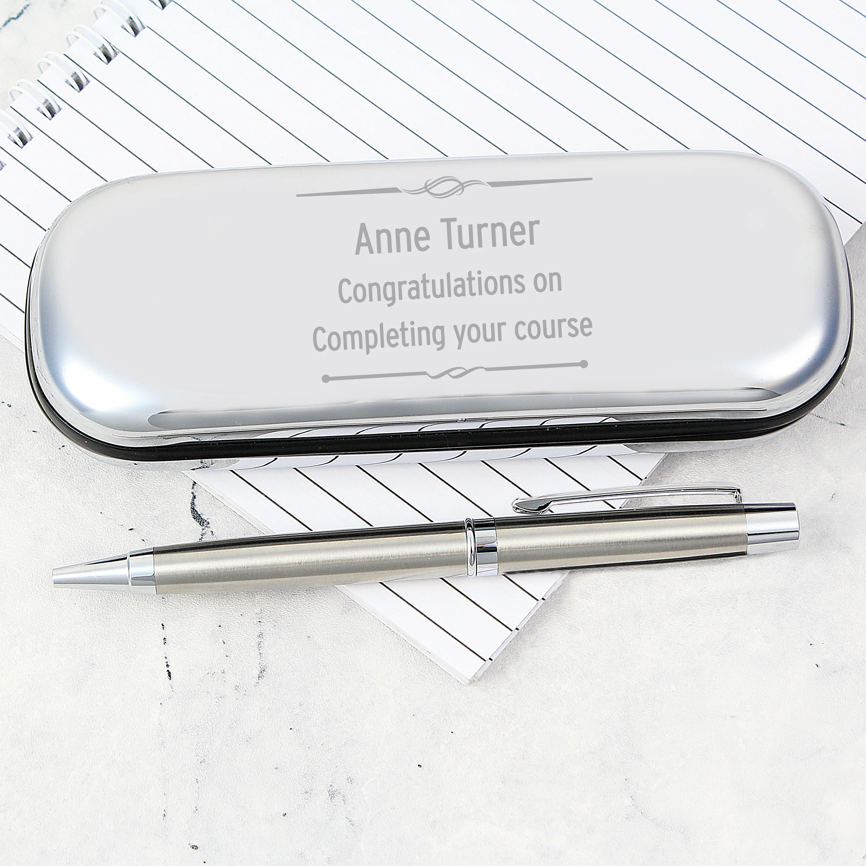 Personalised Scroll Pen and Box Set - Image 3