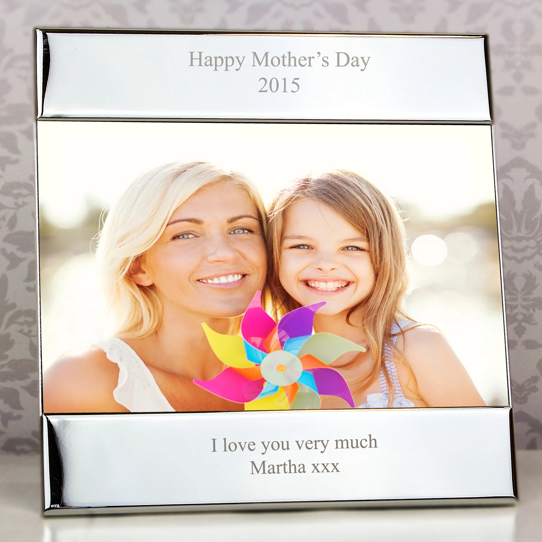 Personalised Silver 6x4 Photo Frame - Image 10