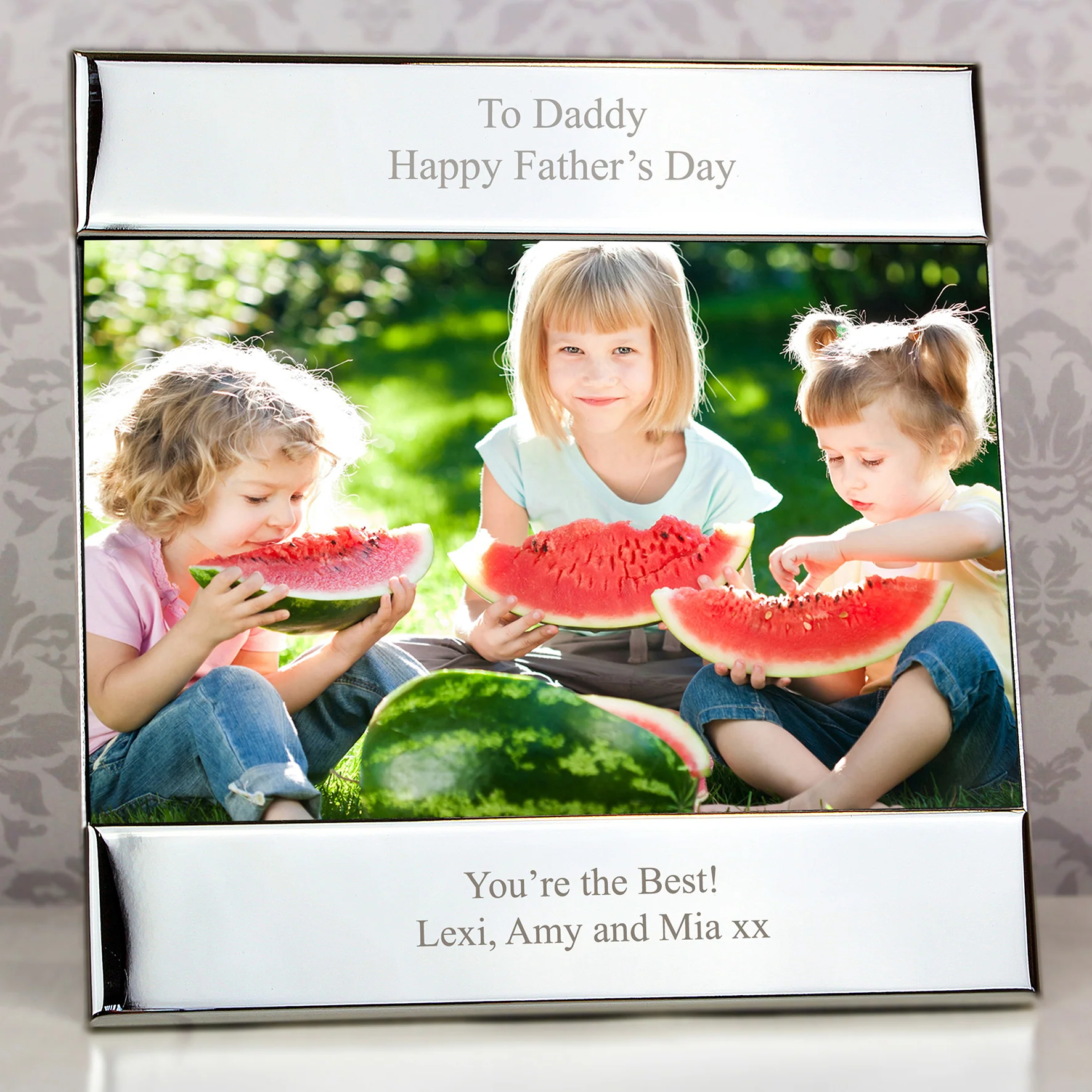Personalised Silver 6x4 Photo Frame - Image 8