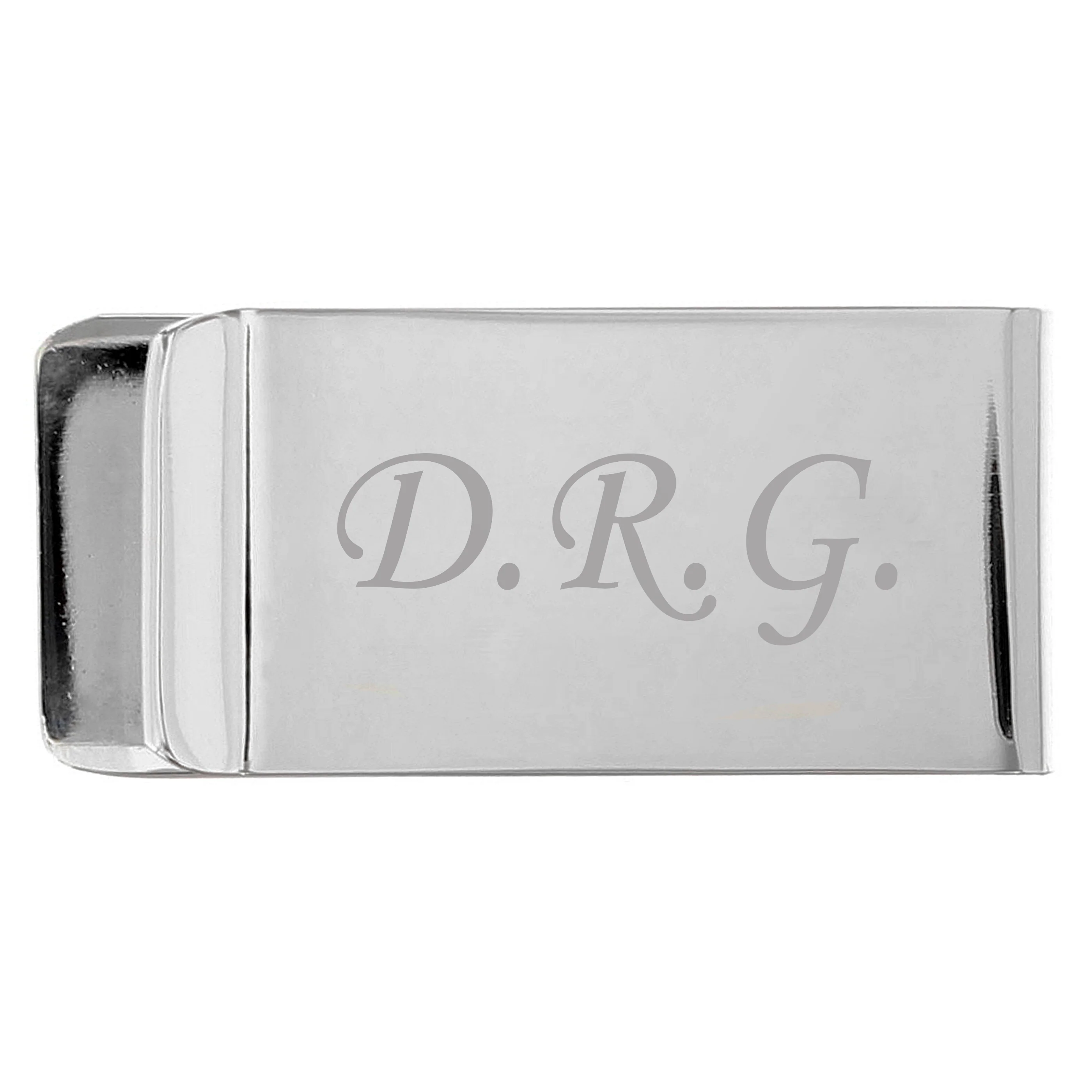 Personalised Silver Plated Money Clip - Image 2