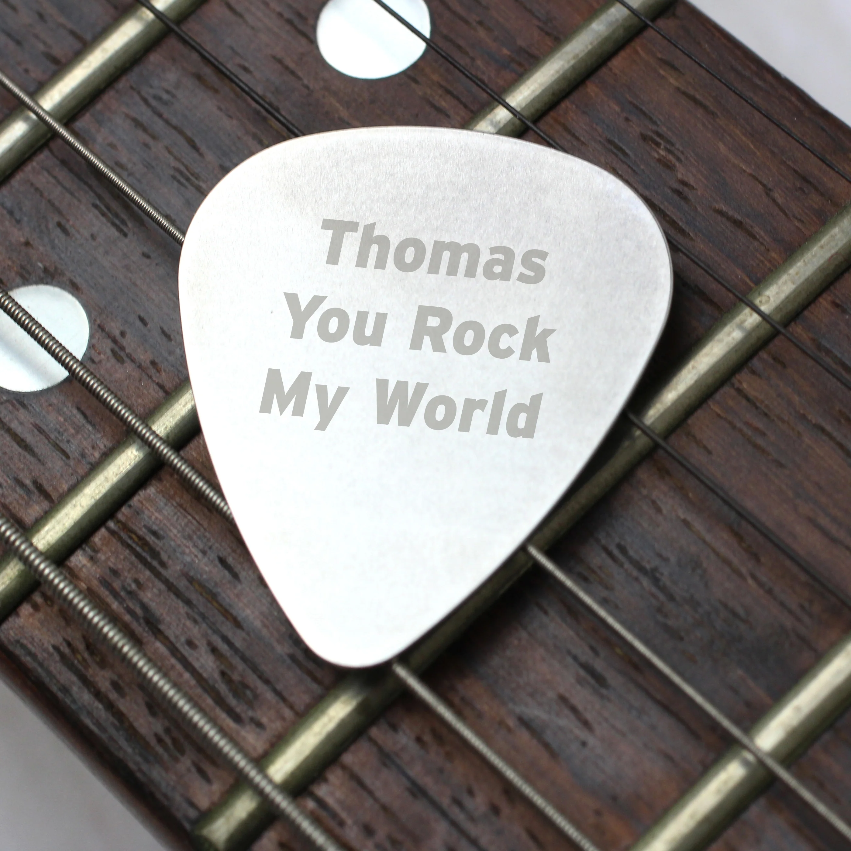Personalised Silver Plectrum - Image 5