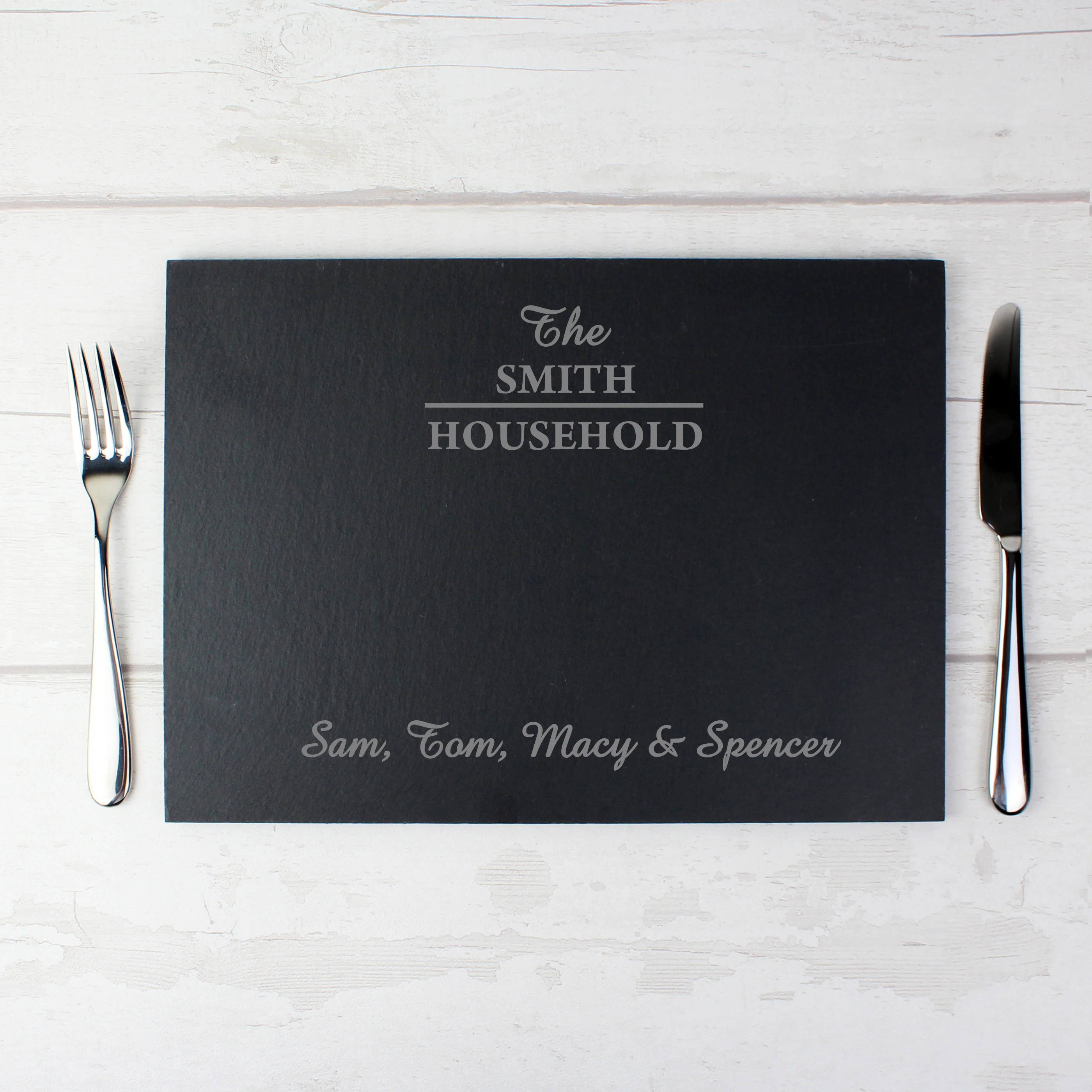 Personalised Slate Rectangle Placemat - Image 5