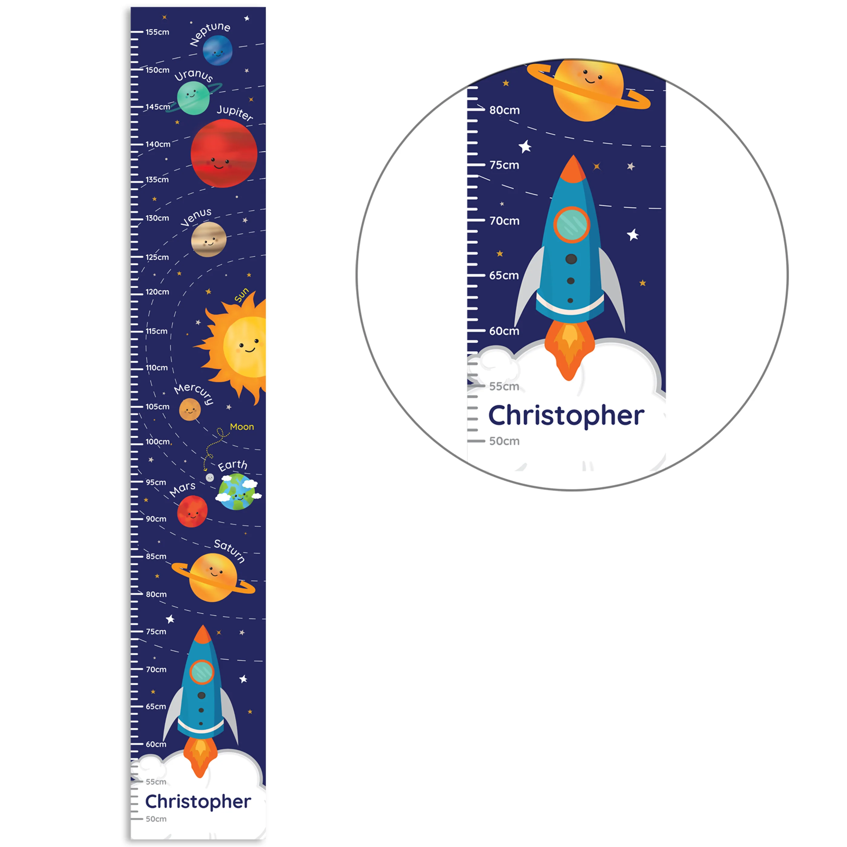 Personalised Solar Space System Height Chart - Image 2
