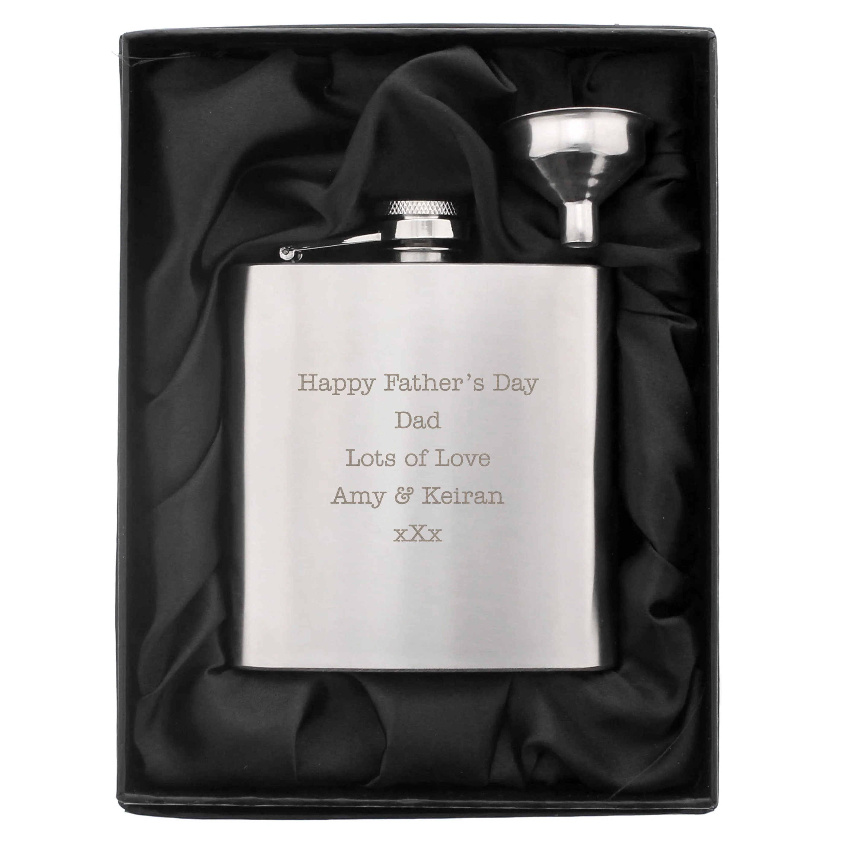 Personalised Stainless Steel Hip Flask - Image 9