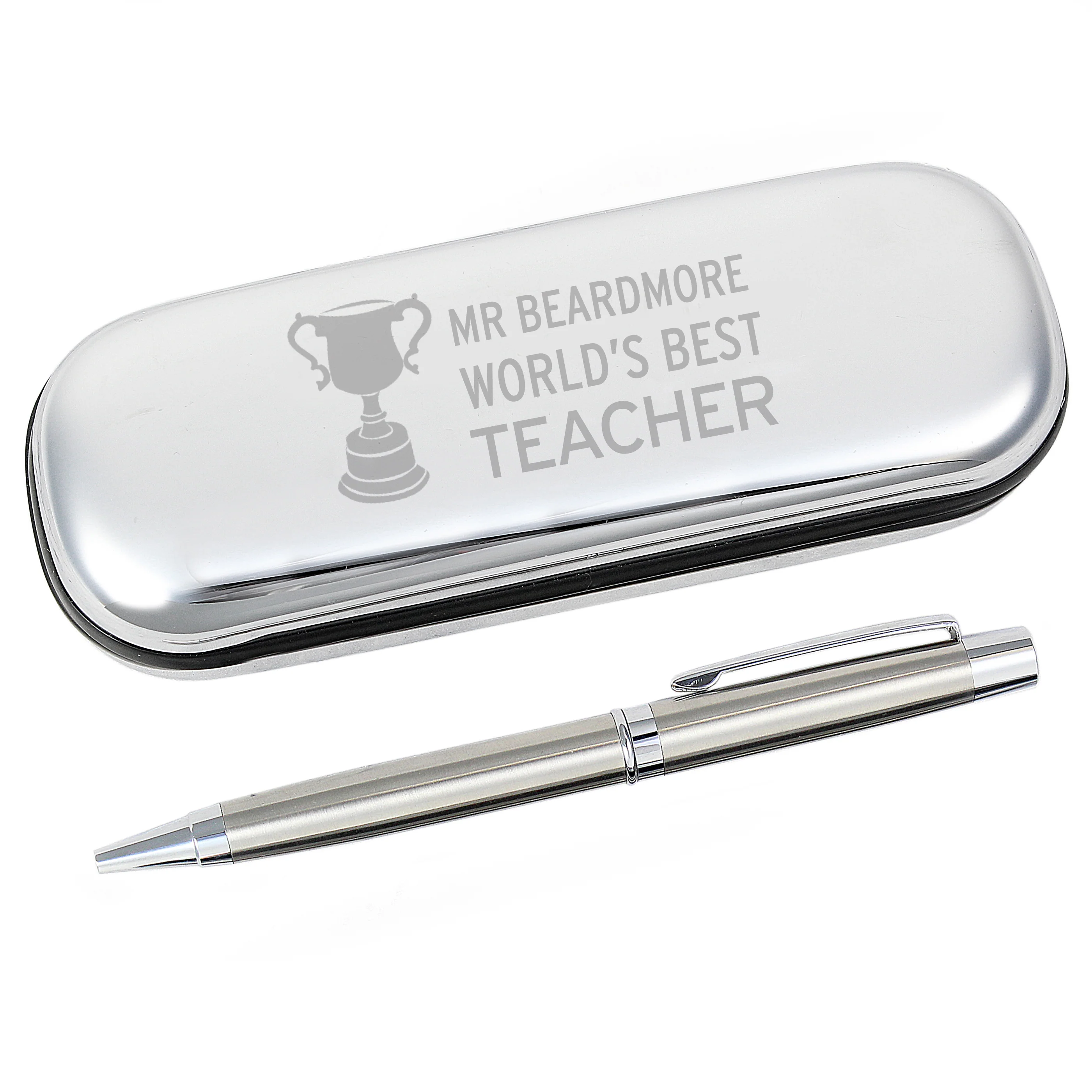 Personalised Teacher Trophy Pen and Box Set - Image 2
