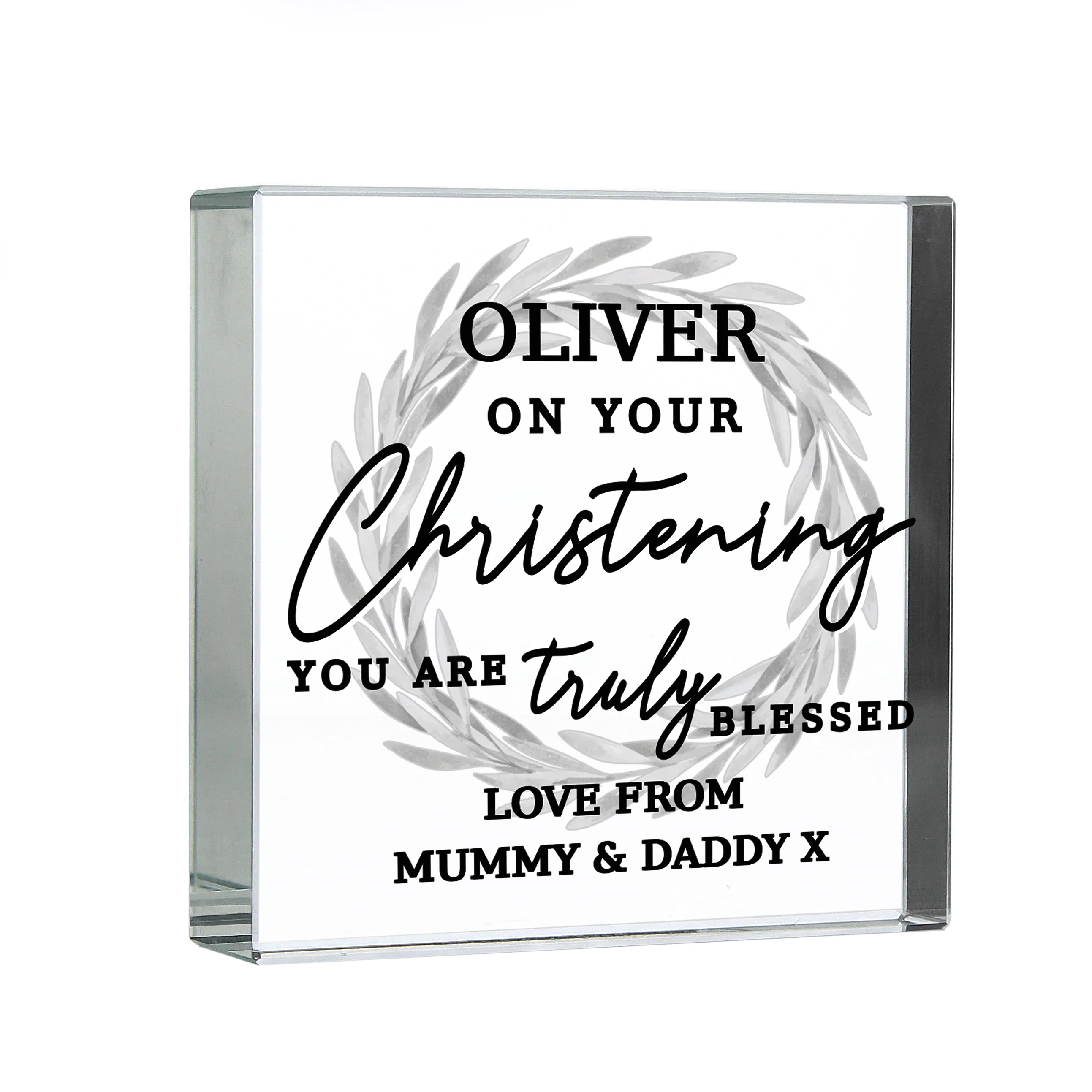 Personalised 'Truly Blessed' Crystal Token - Image 4