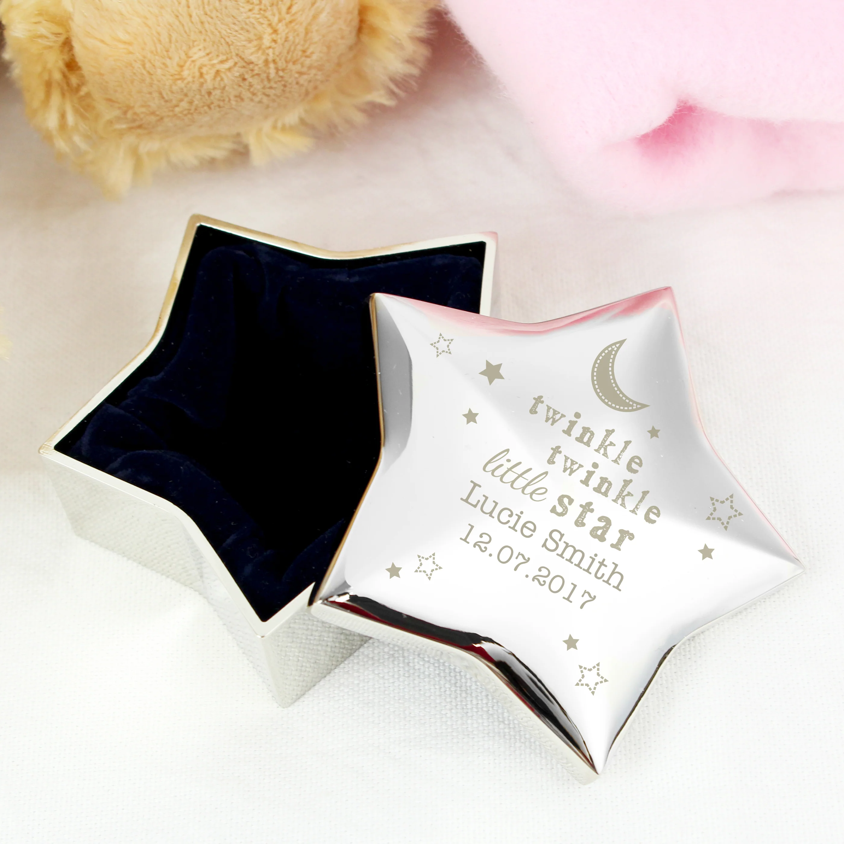 Personalised Twinkle Twinkle Star Trinket Box - Image 4