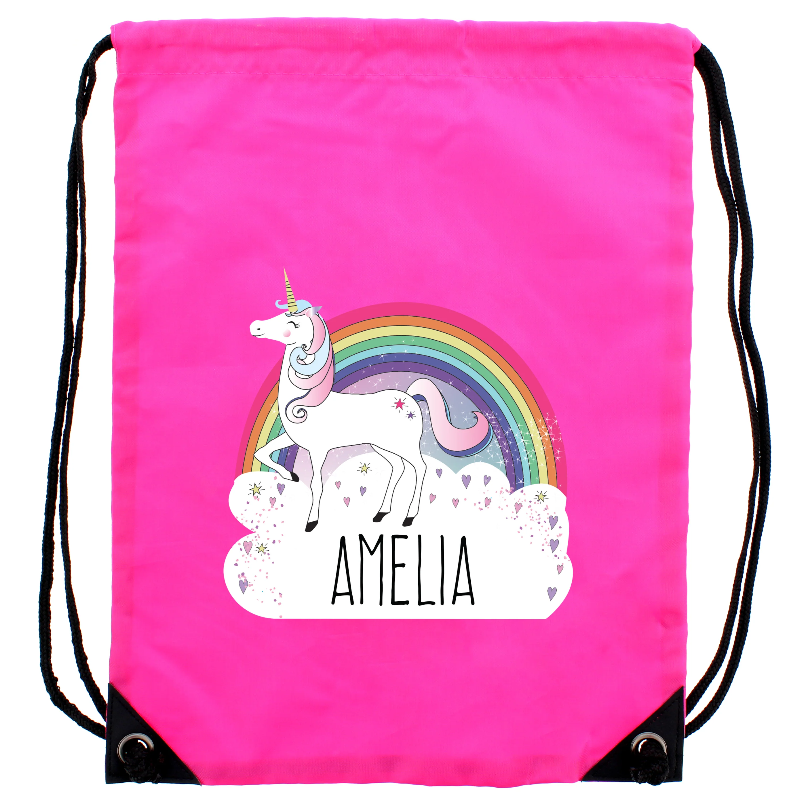 Personalised Unicorn Pink Kit Bag - Image 2