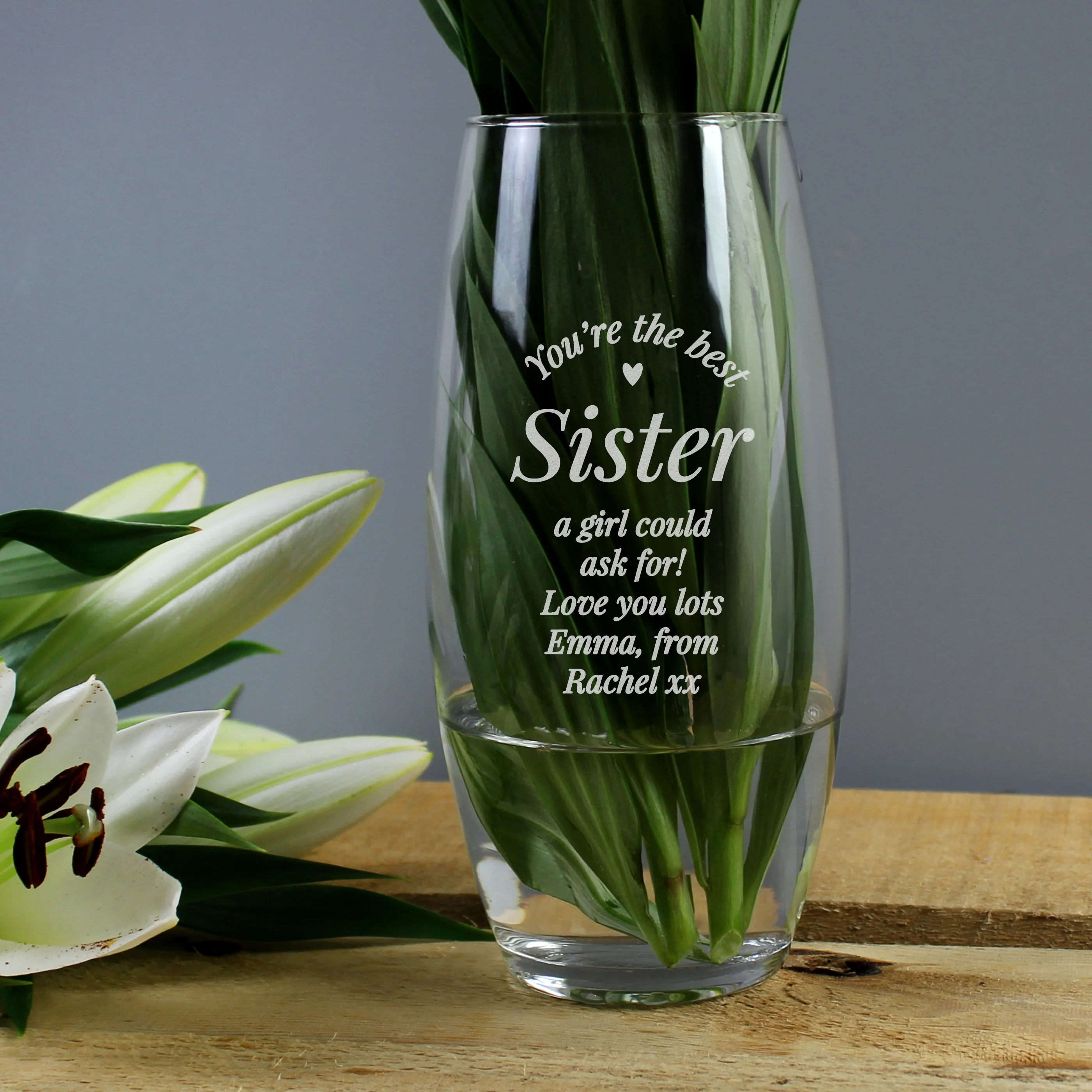 Personalised You Are The Best Bullet Vase - Image 6