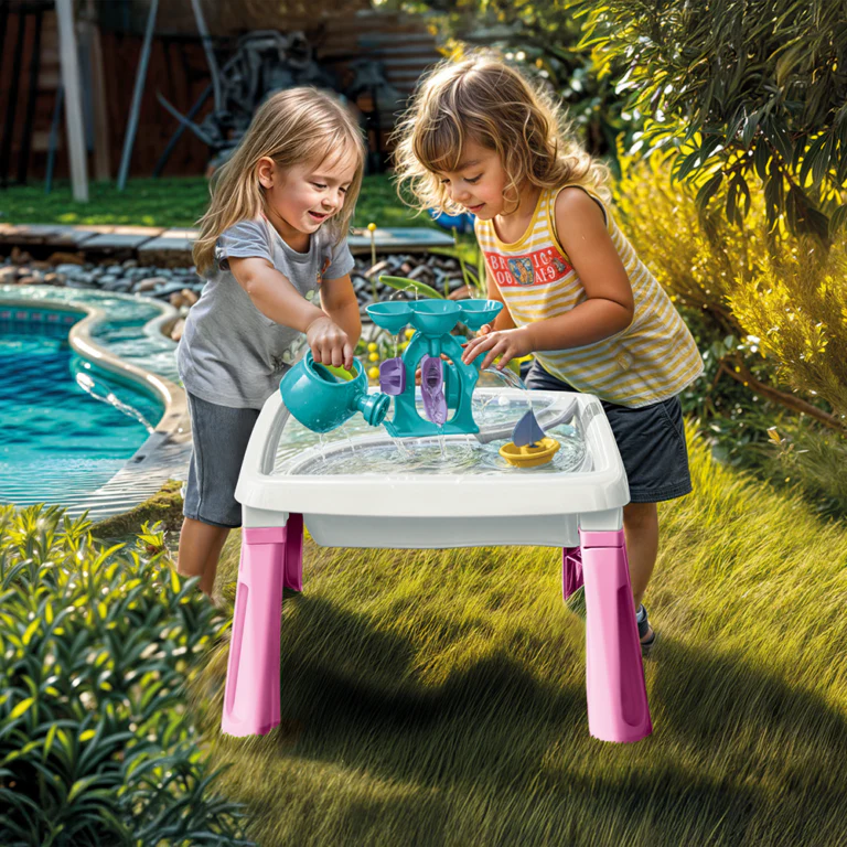 Sand and Water Creativity Table - Pink - Image 5